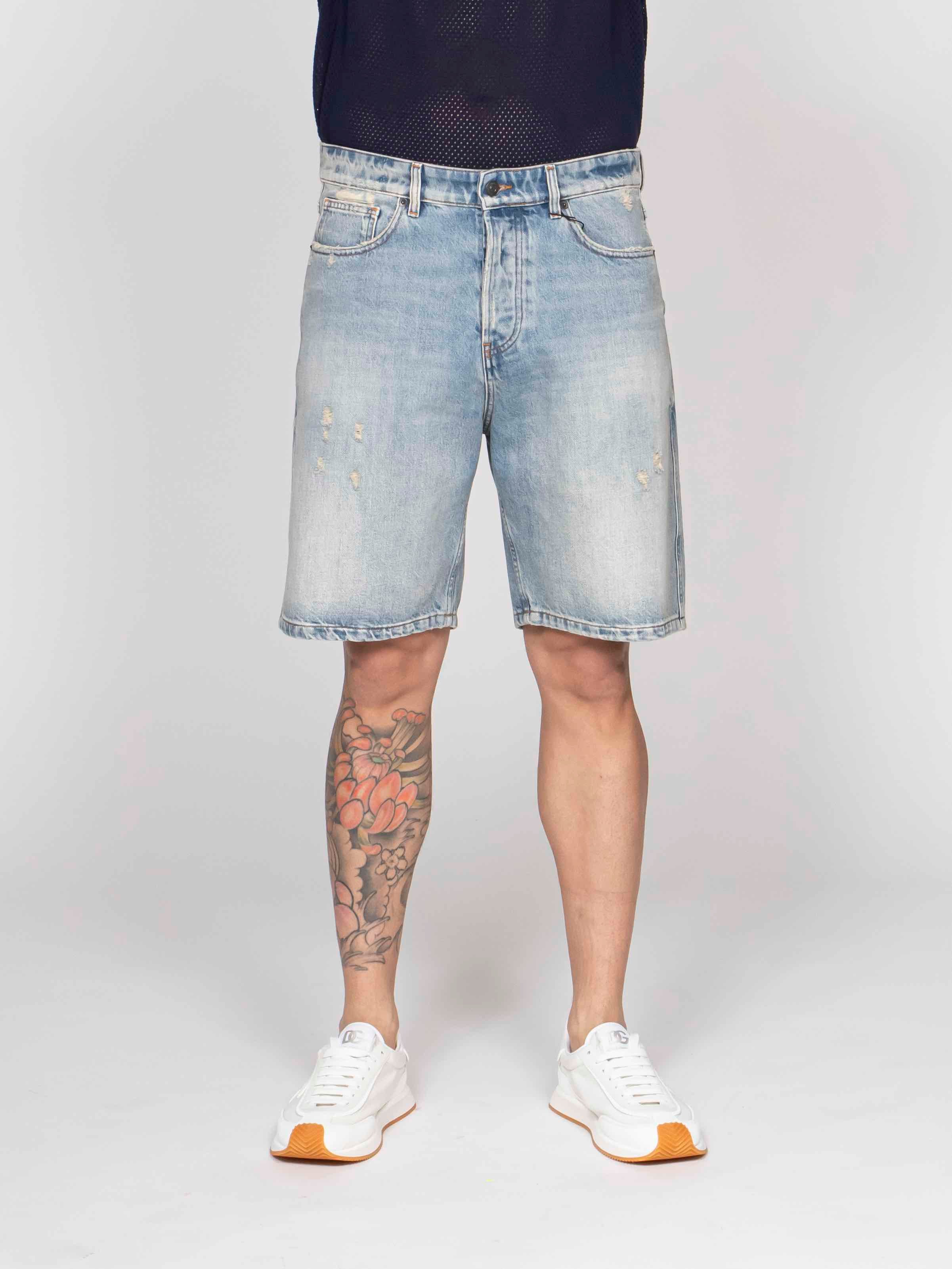 Amaranto Bermuda A DENIM CHIARO