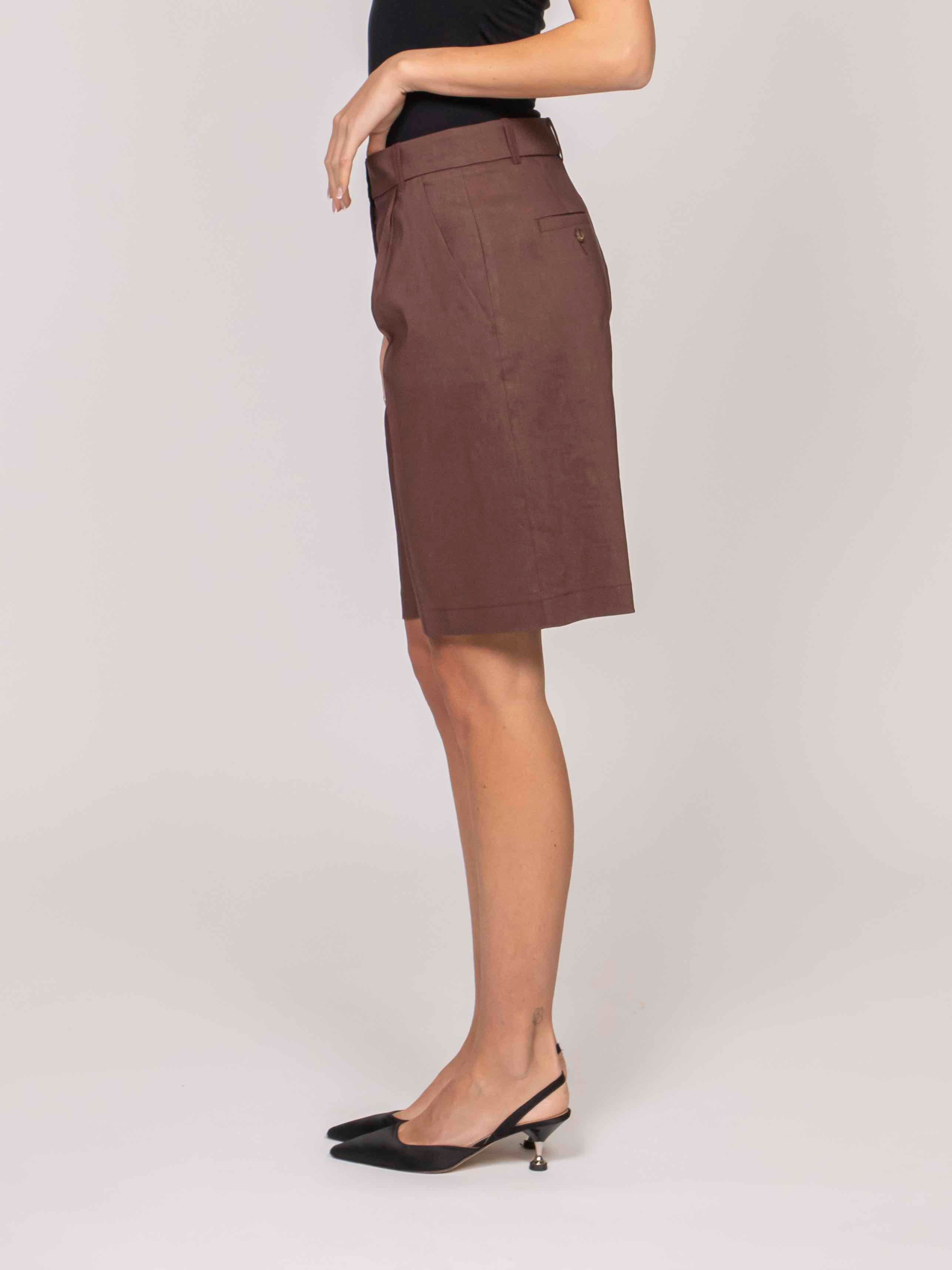 Pinko Bermuda Bryana L78 MARRONE TERRA