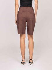 Pinko Bermuda Bryana L78 MARRONE TERRA