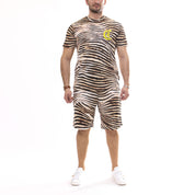 Just Cavalli Bermuda Di Cotone R30 MARZAPAN+BLACK
