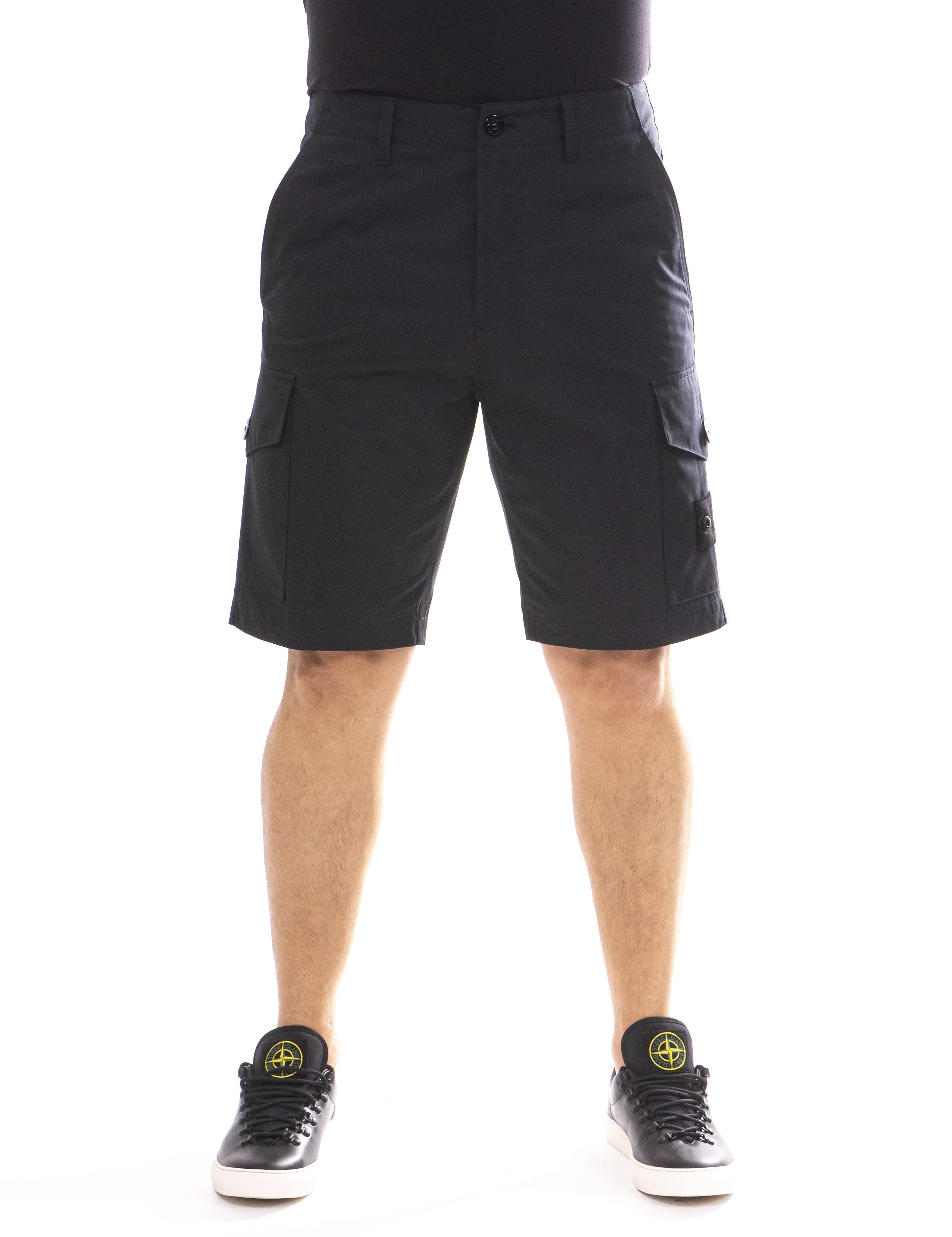 Stone Island Bermuda Ghost V0029 NERO