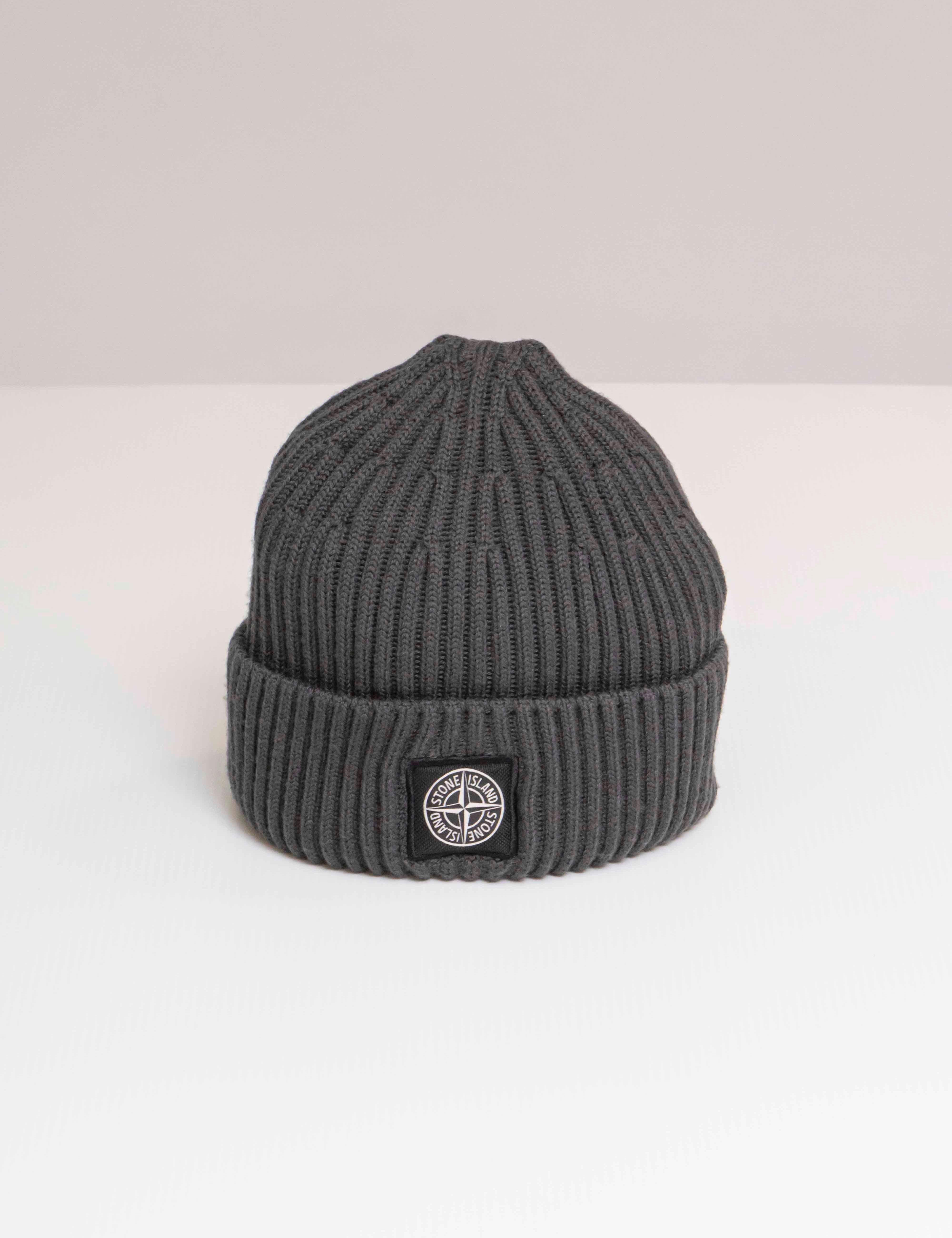 Stone Island Berretto In Maglia V0062 PIOMBO