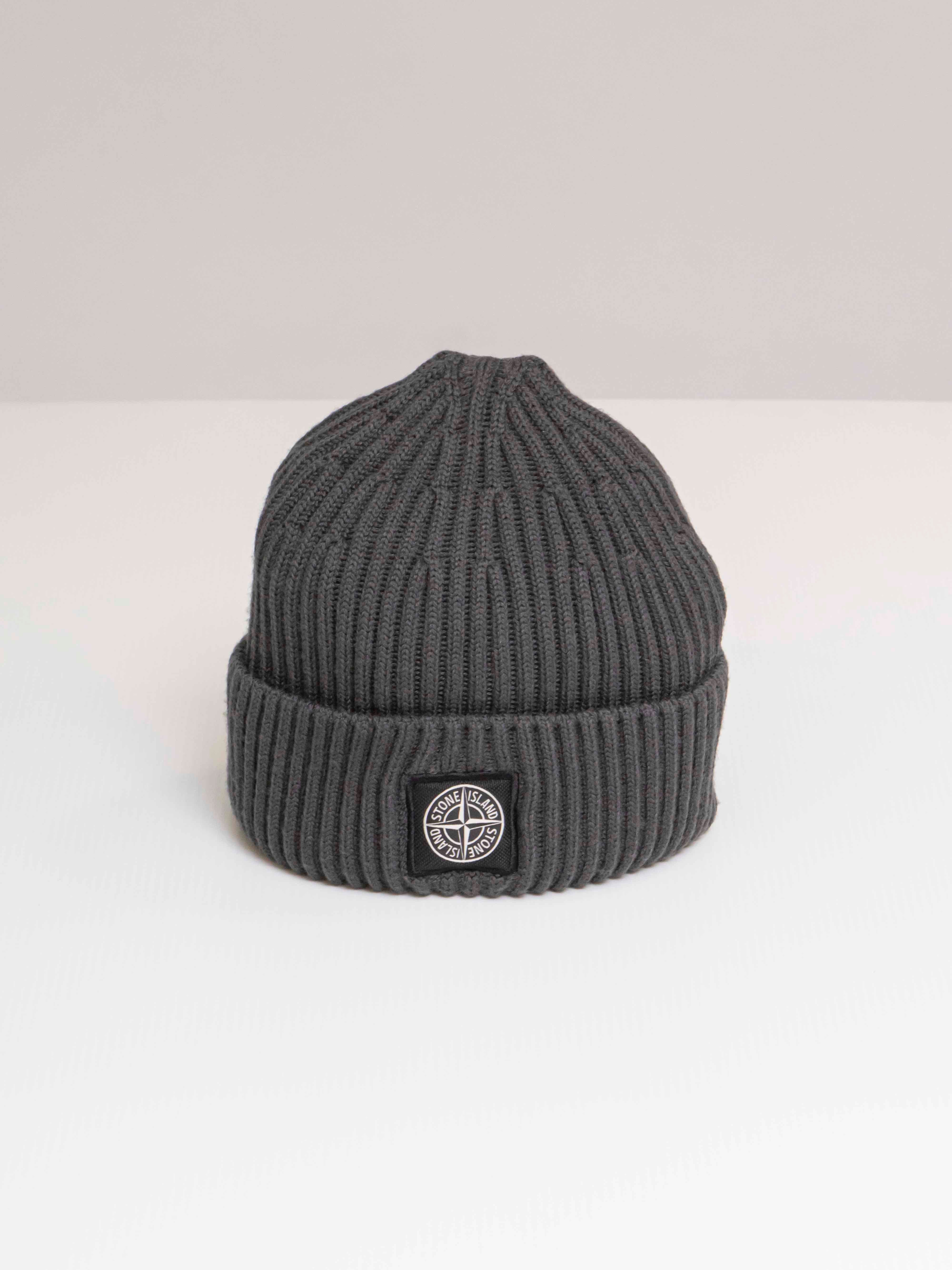 Stone Island Berretto In Maglia V0062 PIOMBO