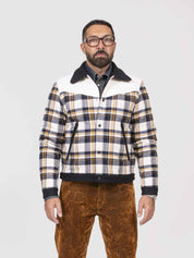 Dsquared2 Blouson Western 001F WHITE/OCHRE/BLACK