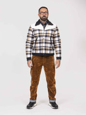 Dsquared2 Blouson Western 001F WHITE/OCHRE/BLACK