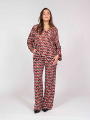 Missoni Blusa S4175 RED BLACK