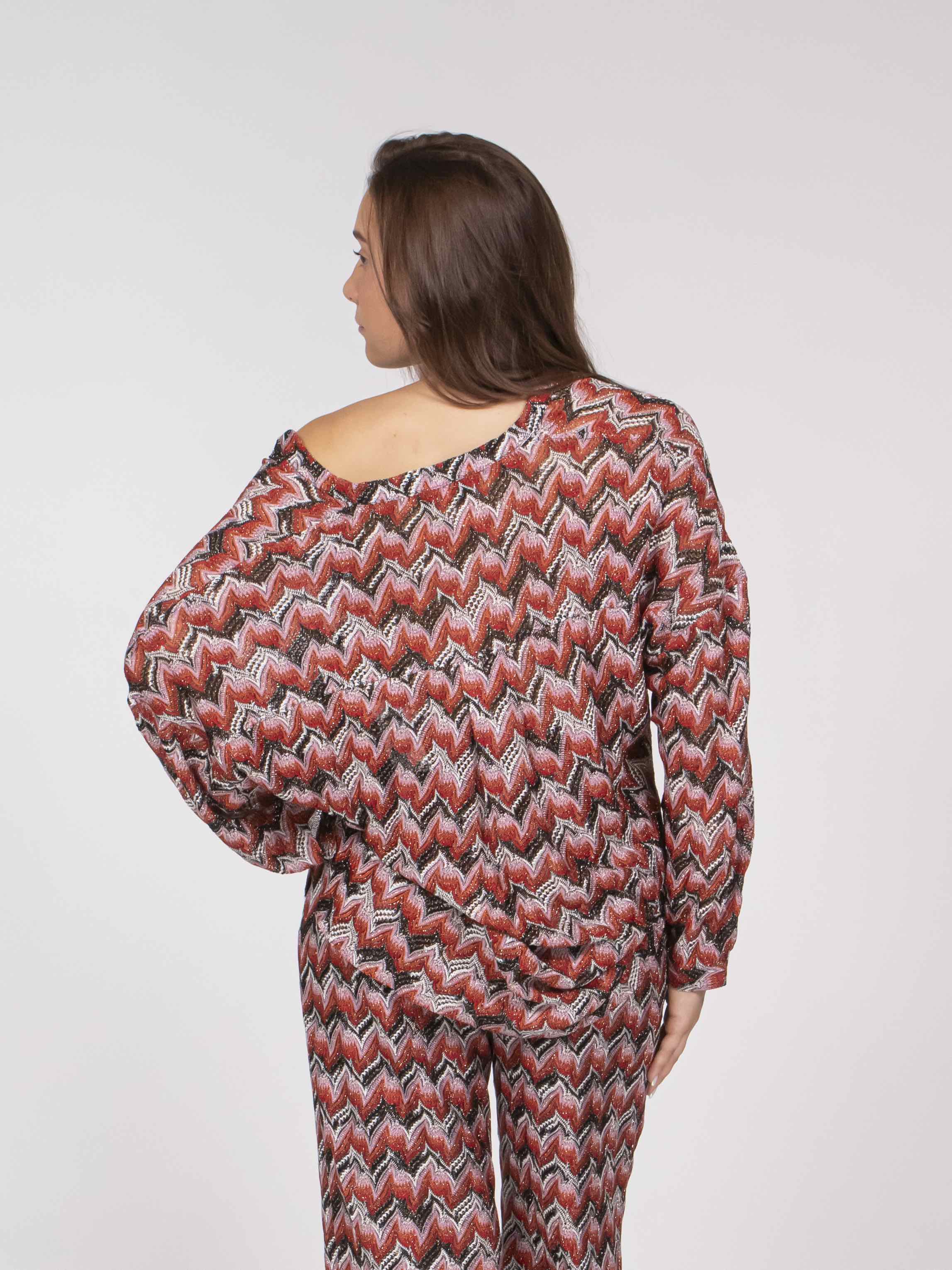Missoni Blusa S4175 RED BLACK