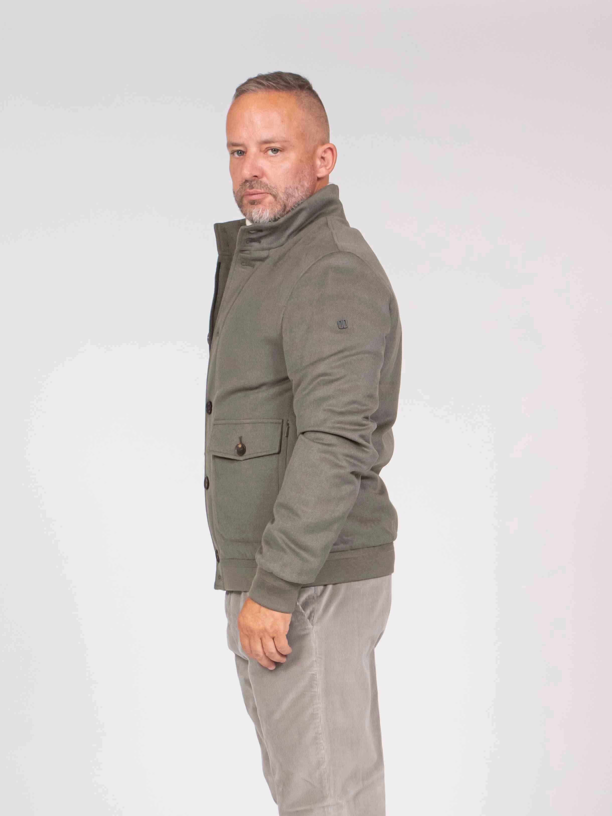 Duno Bomber Collo In Piedi 321 OLIVA