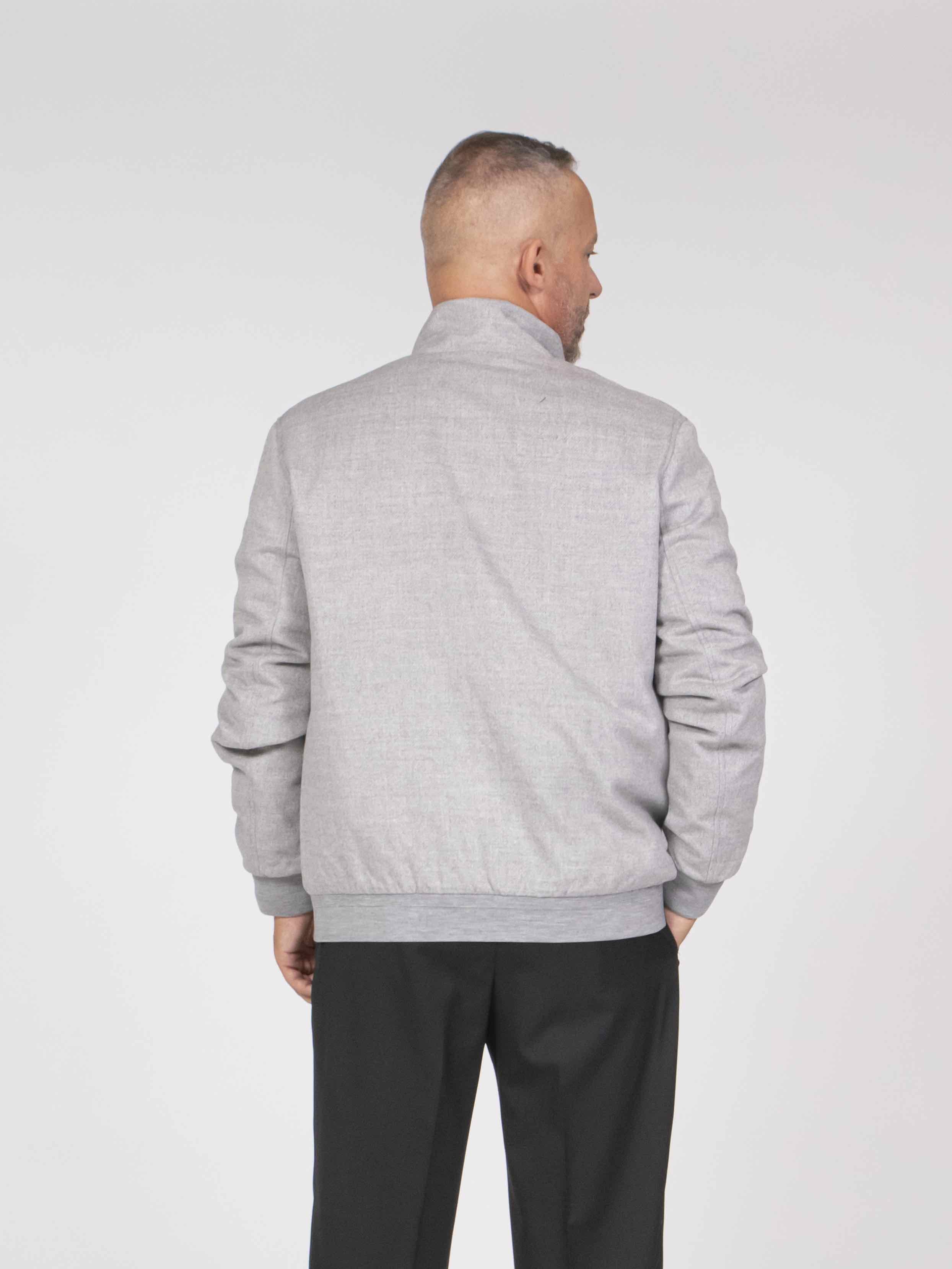 Duno Bomber Collo In Piedi 402 GRIGIO CEMENTO