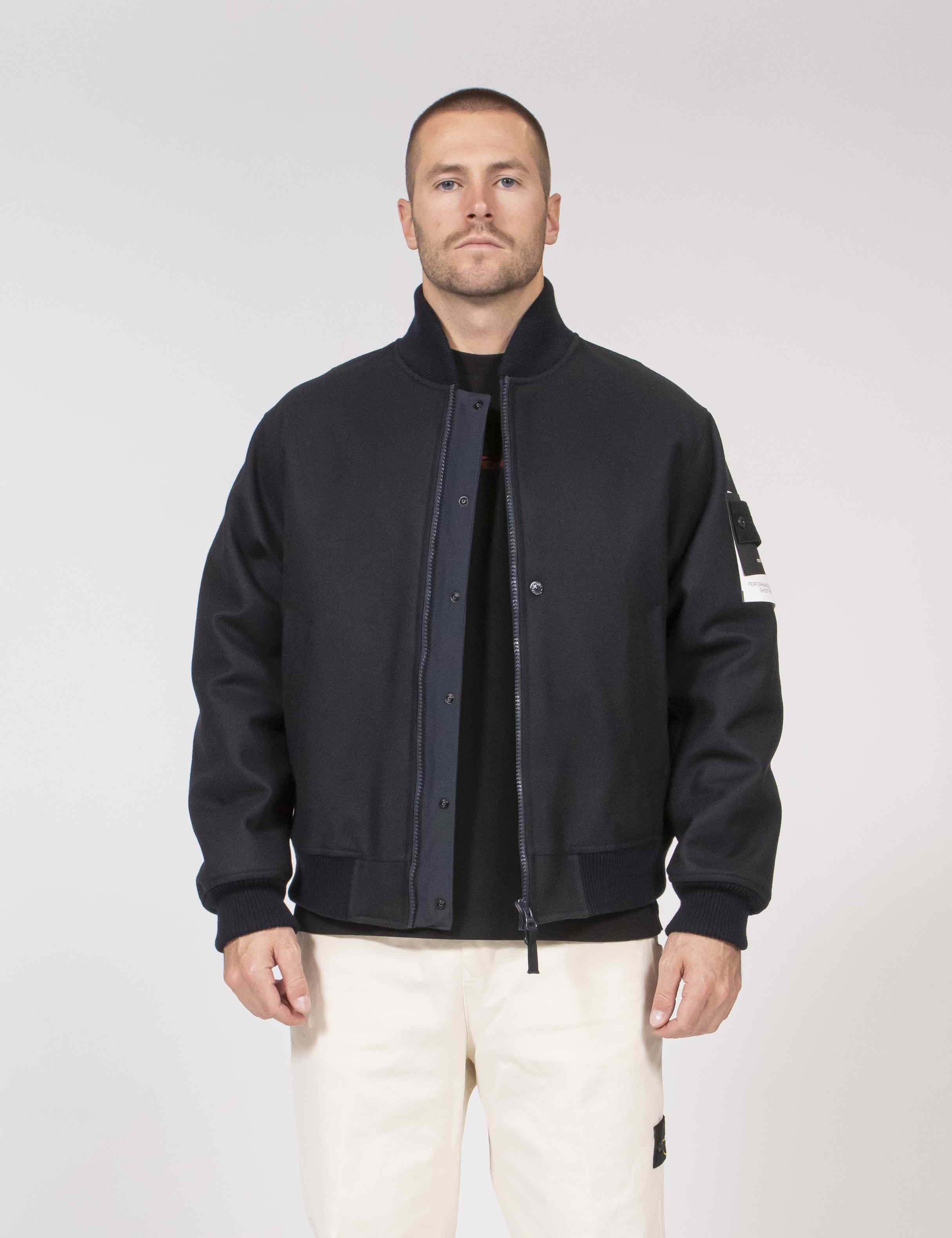 Stone Island Bomber Ghost V0020 NAVY BLUE
