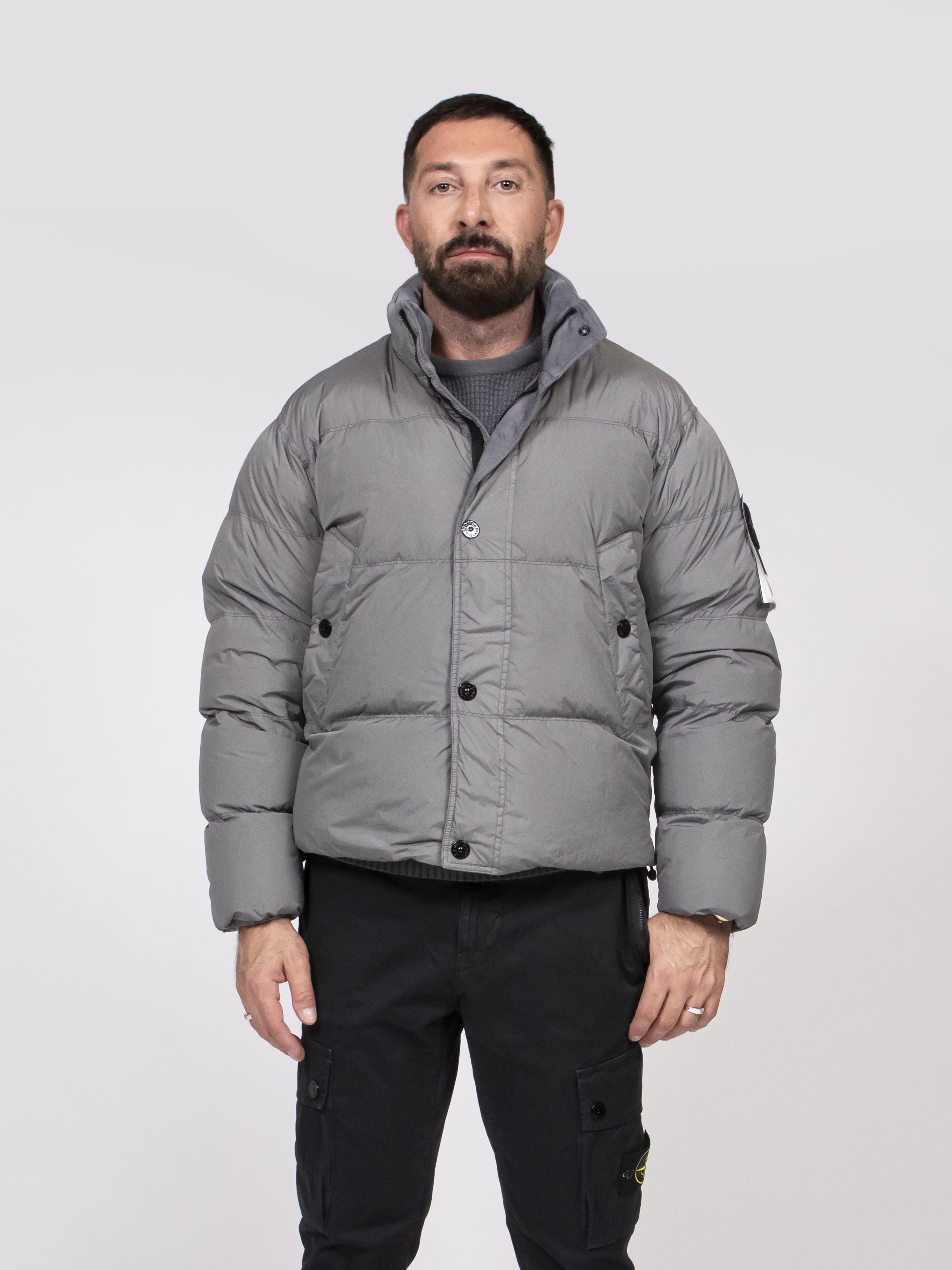 Stone Island Bomber Piuma Rds V006B CEMENTO
