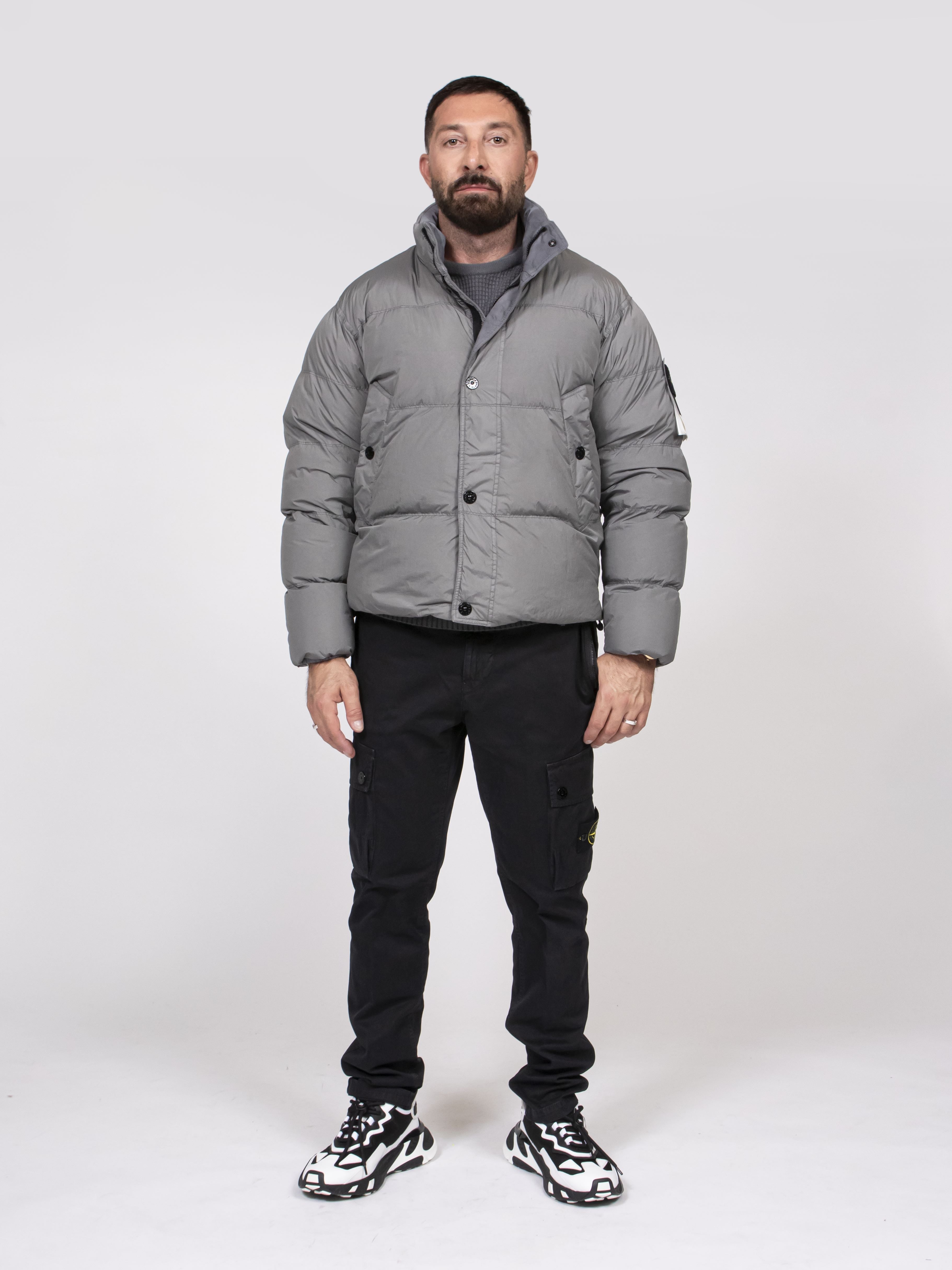 Stone Island Bomber Piuma Rds V006B CEMENTO