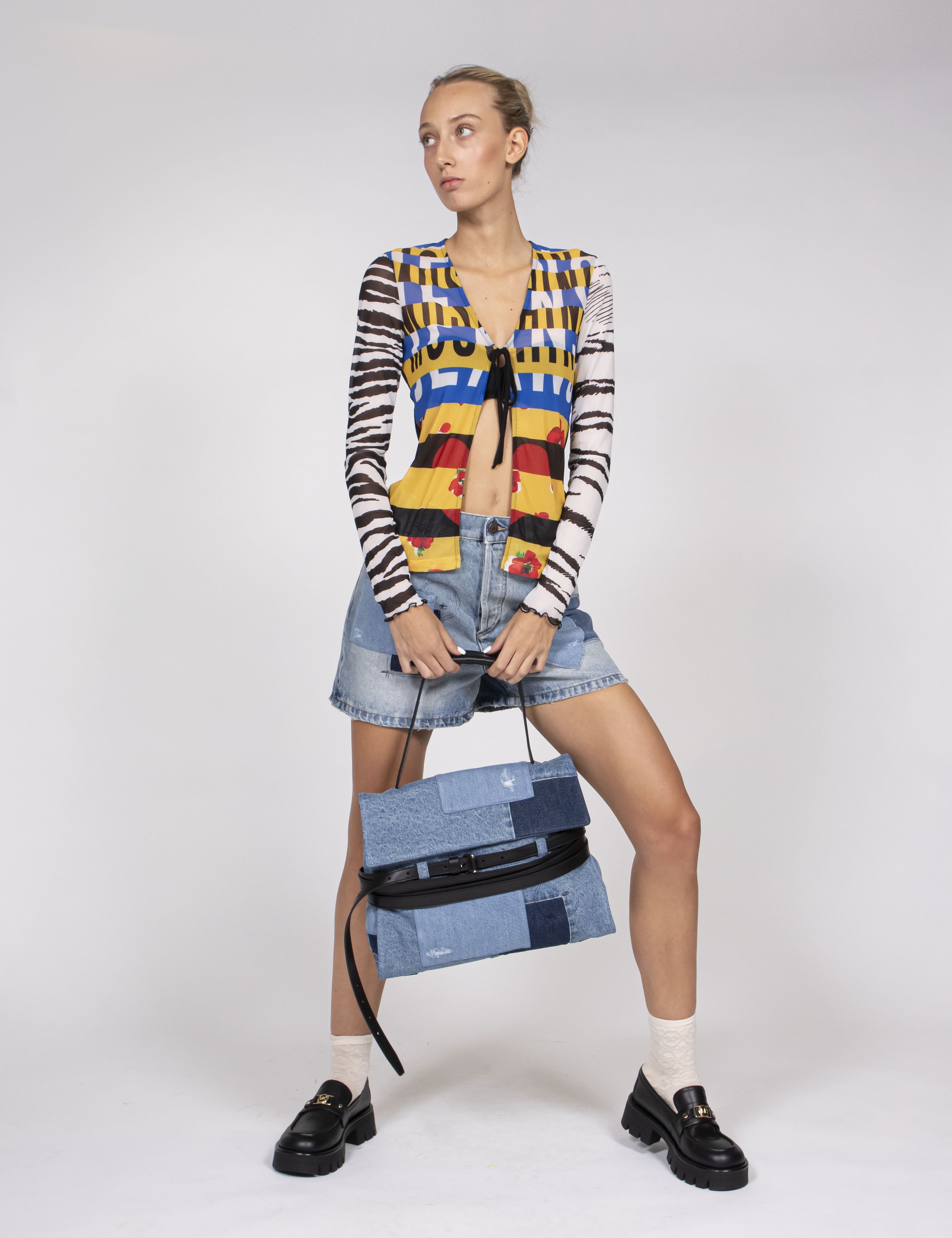 Moschino Borsa 70A DENIM PATCH