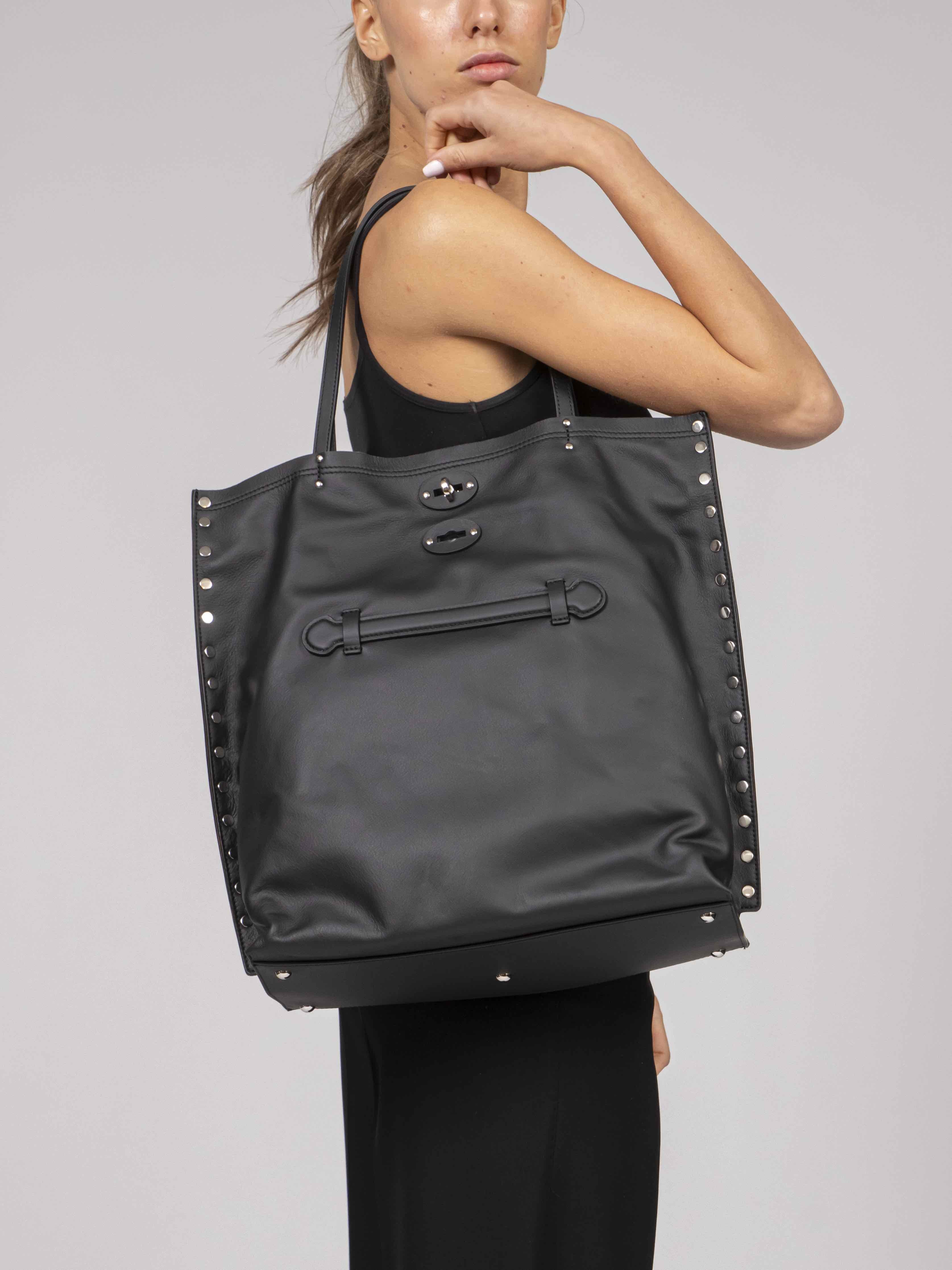 Zanellato Borsa A' Spasso Saeta Z0001 BLACK LAVAGNA