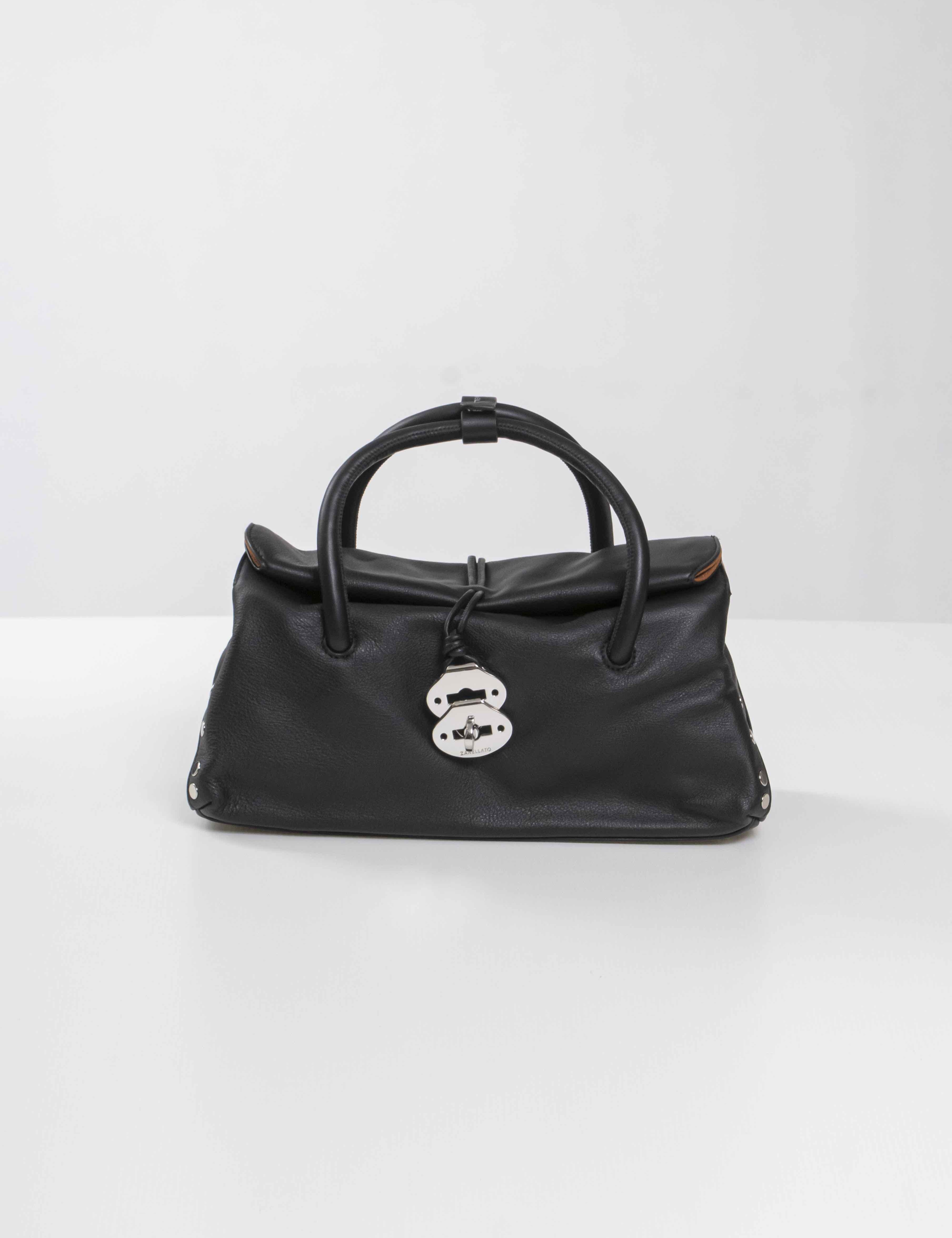 Zanellato Borsa Dotta Saeta Z0001 BLACK LAVAGNA