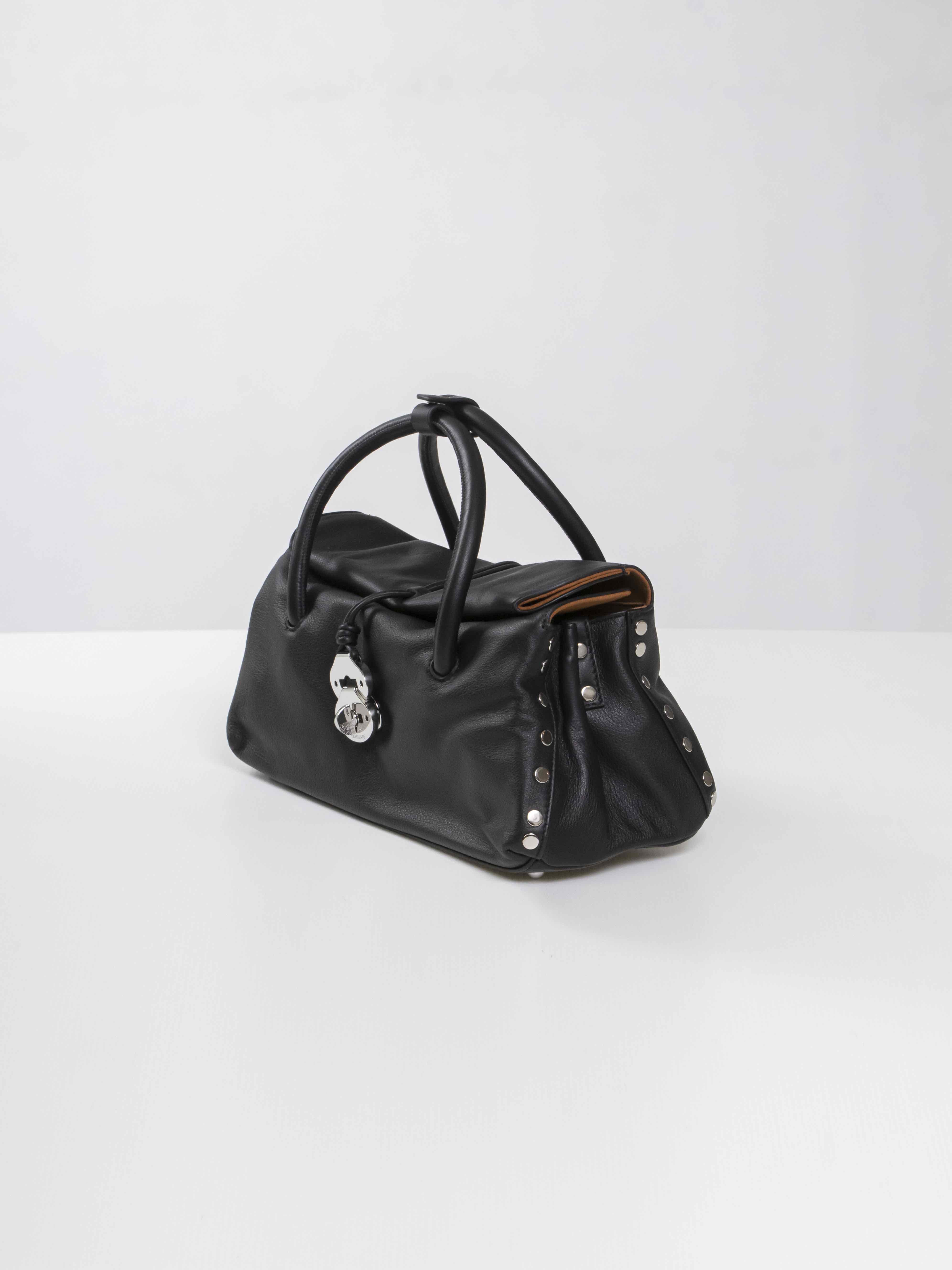 Zanellato Borsa Dotta Saeta Z0001 BLACK LAVAGNA