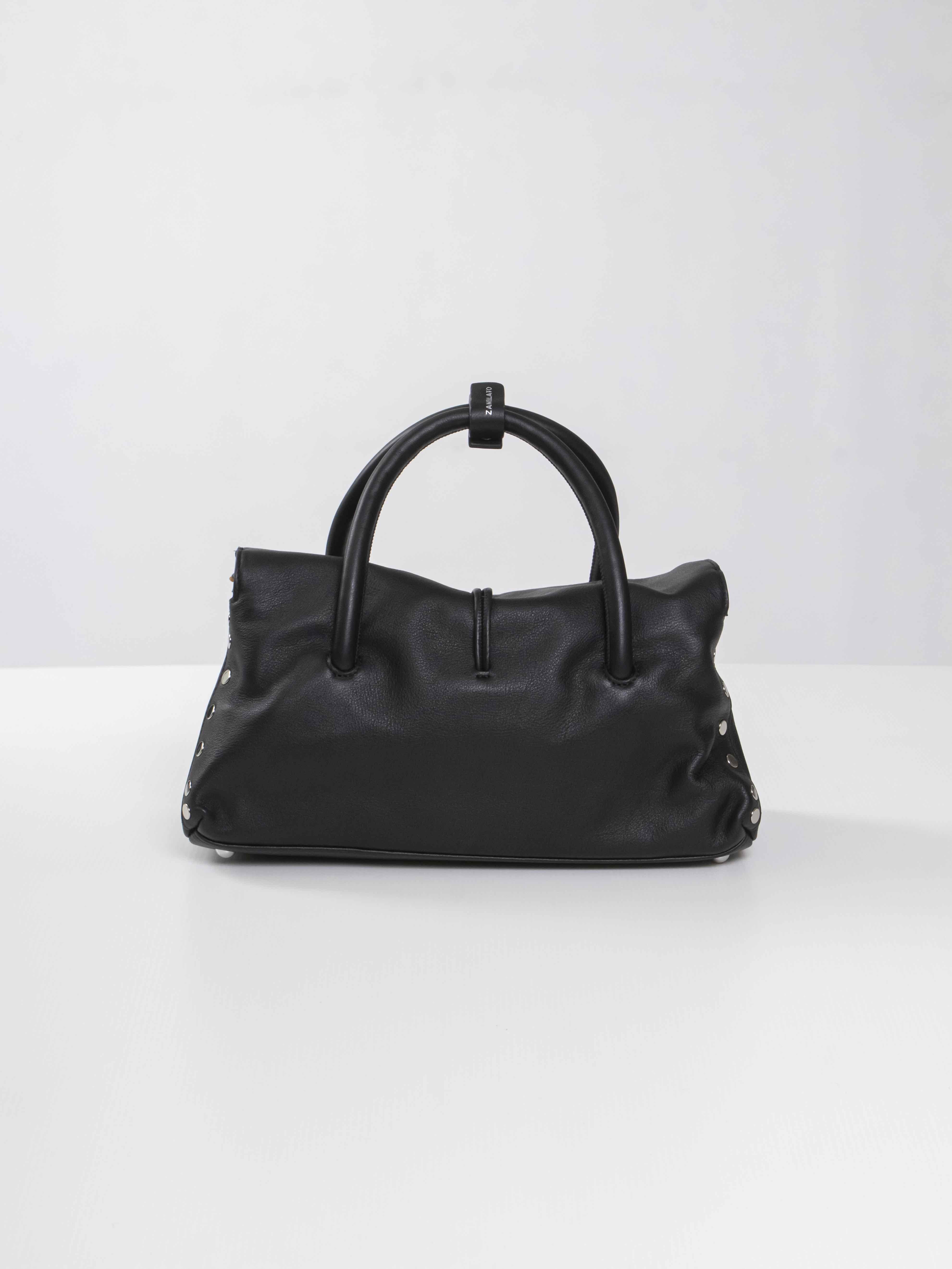 Zanellato Borsa Dotta Saeta Z0001 BLACK LAVAGNA