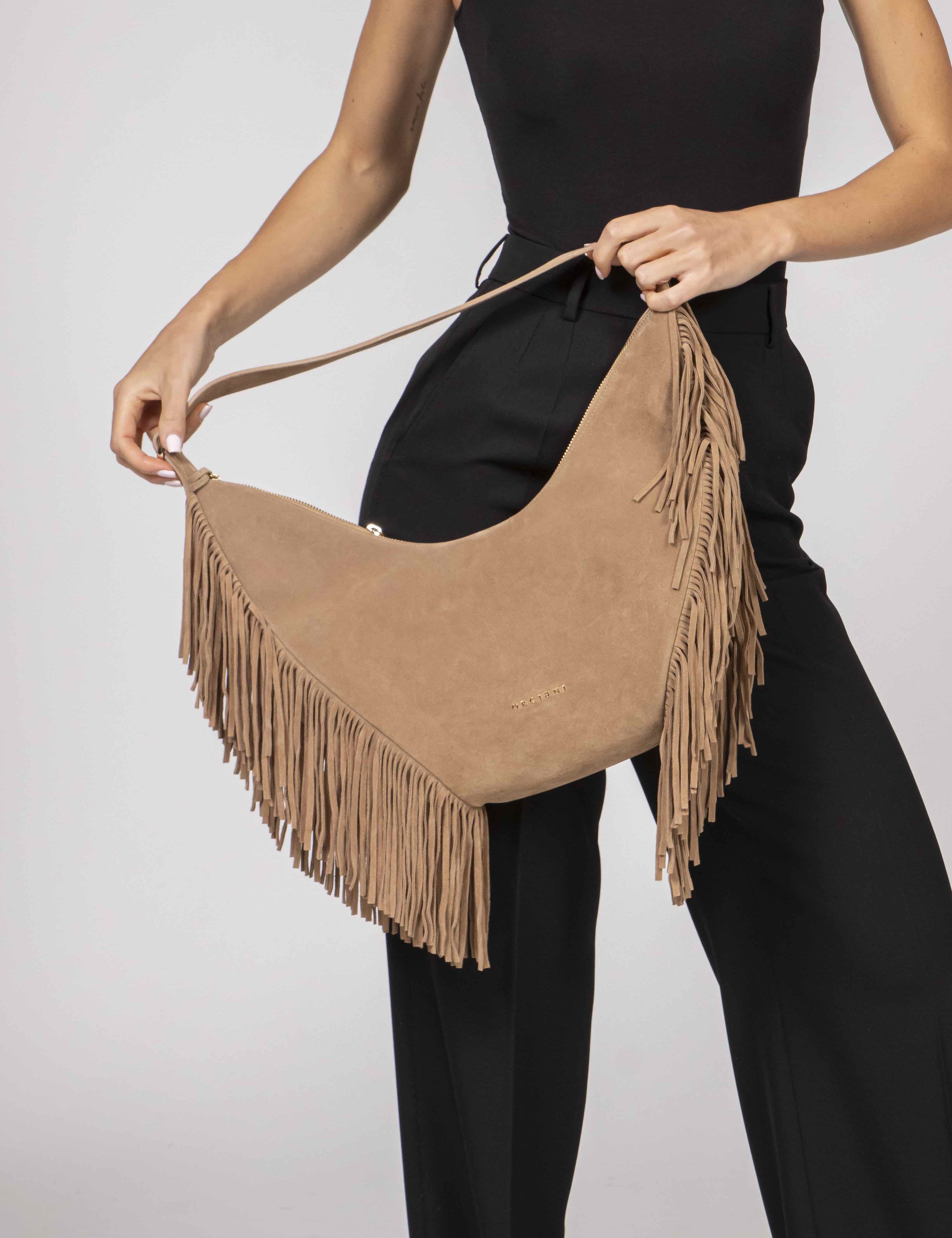 Orciani Borsa Hobo Peach BIS BEIGE
