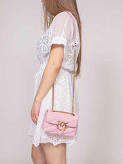 Pinko Borsa Love Puff Baby P26Q ROSA CHIARO-ANTIQUE GOLD