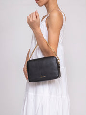 Michael Kors Borsa Md Dblzp Chn 001 BLACK