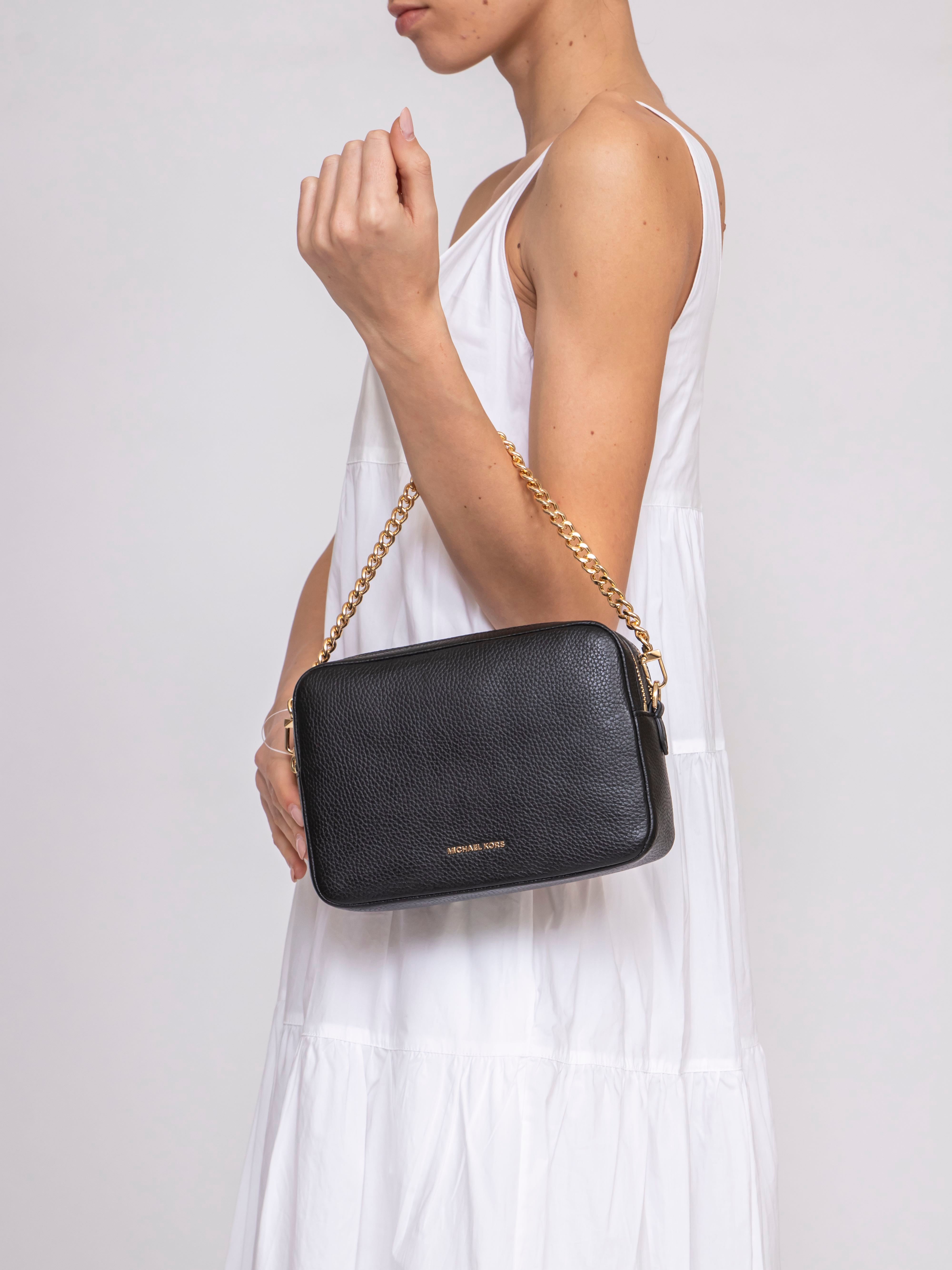 Michael Kors Borsa Md Dblzp Chn 001 BLACK