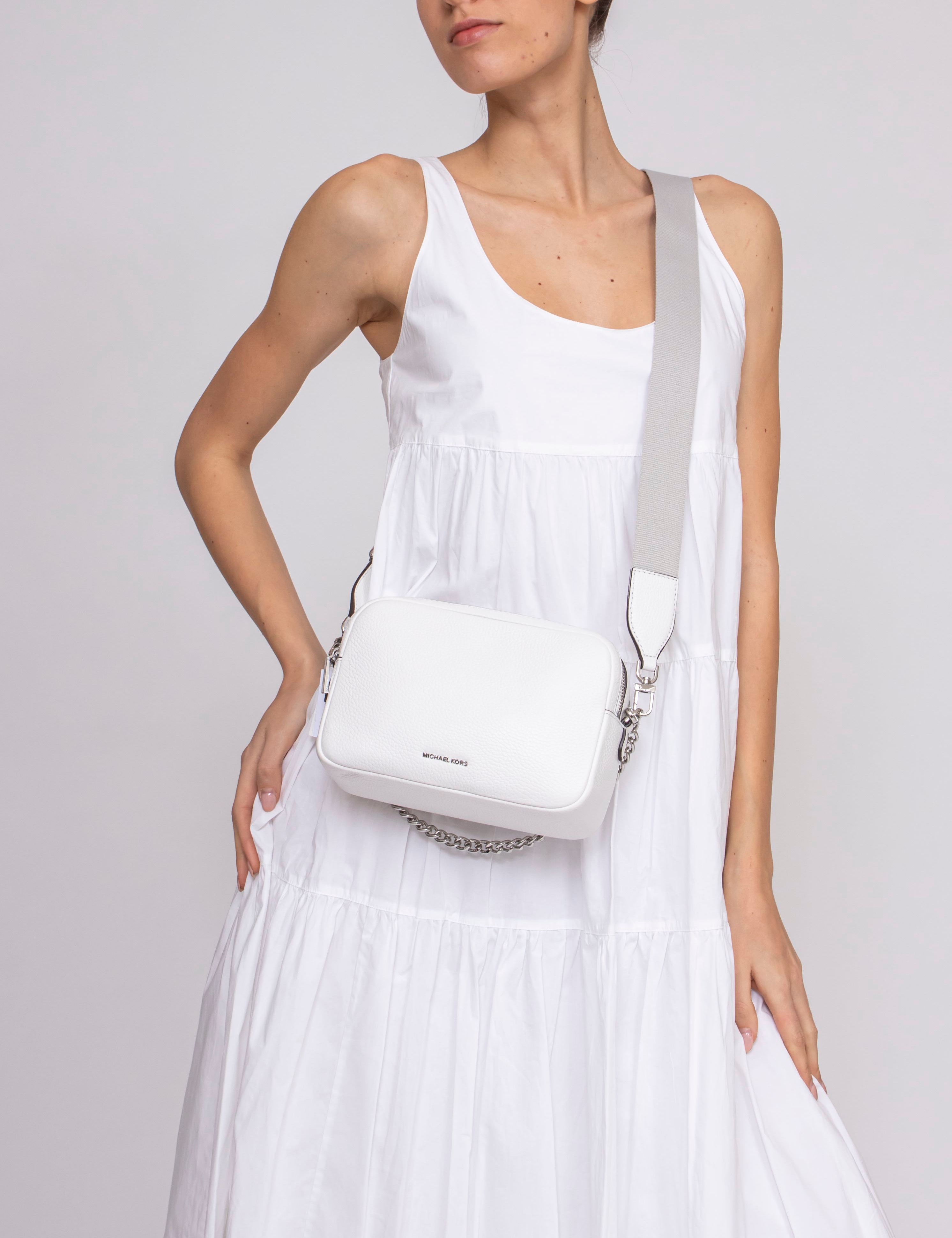 Michael Kors Borsa Md Dblzp Chn 085 OPTIC WHITE