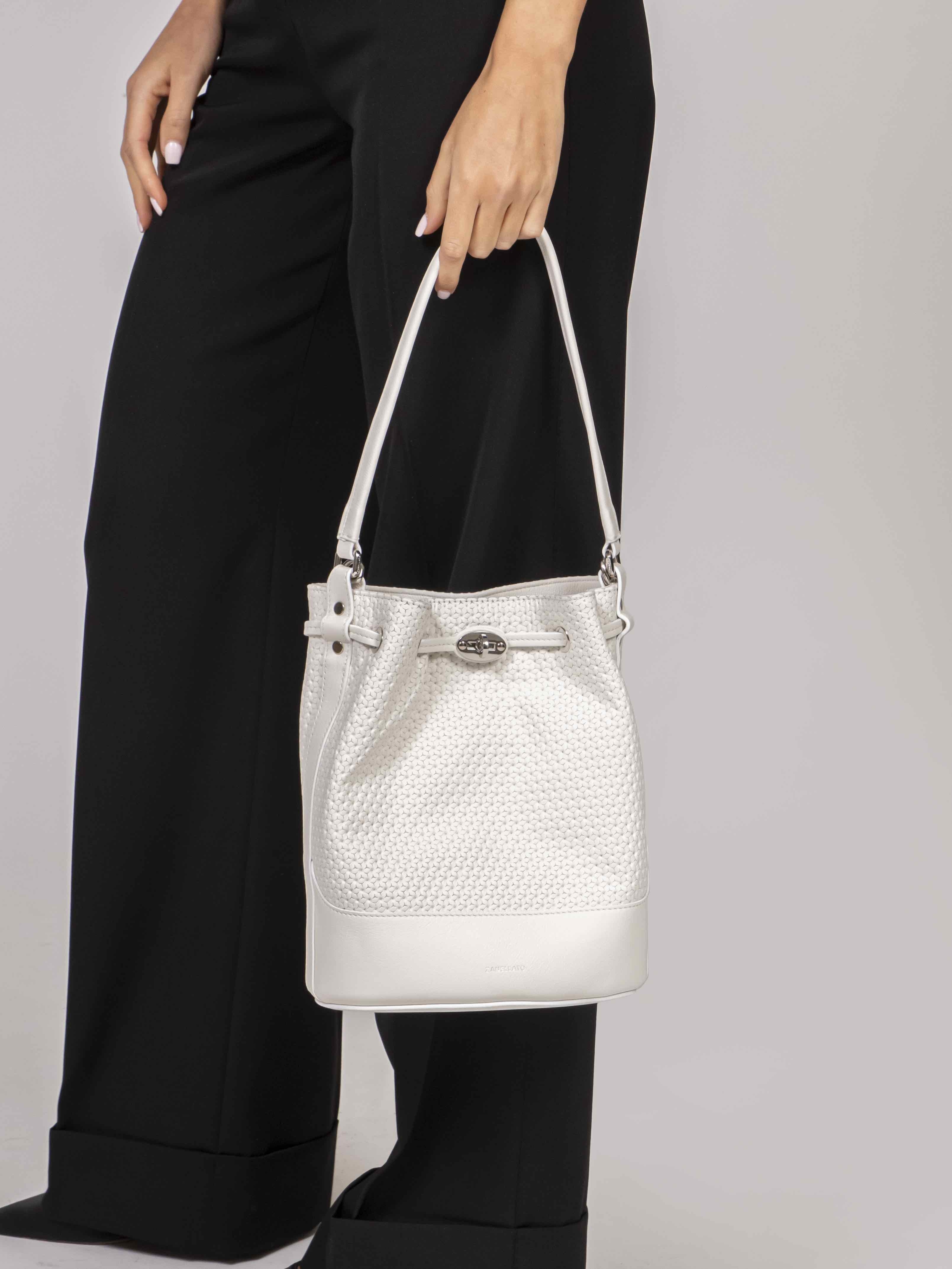 Zanellato Borsa Monda' Casa Venissa Z1170 WHITE CIMA