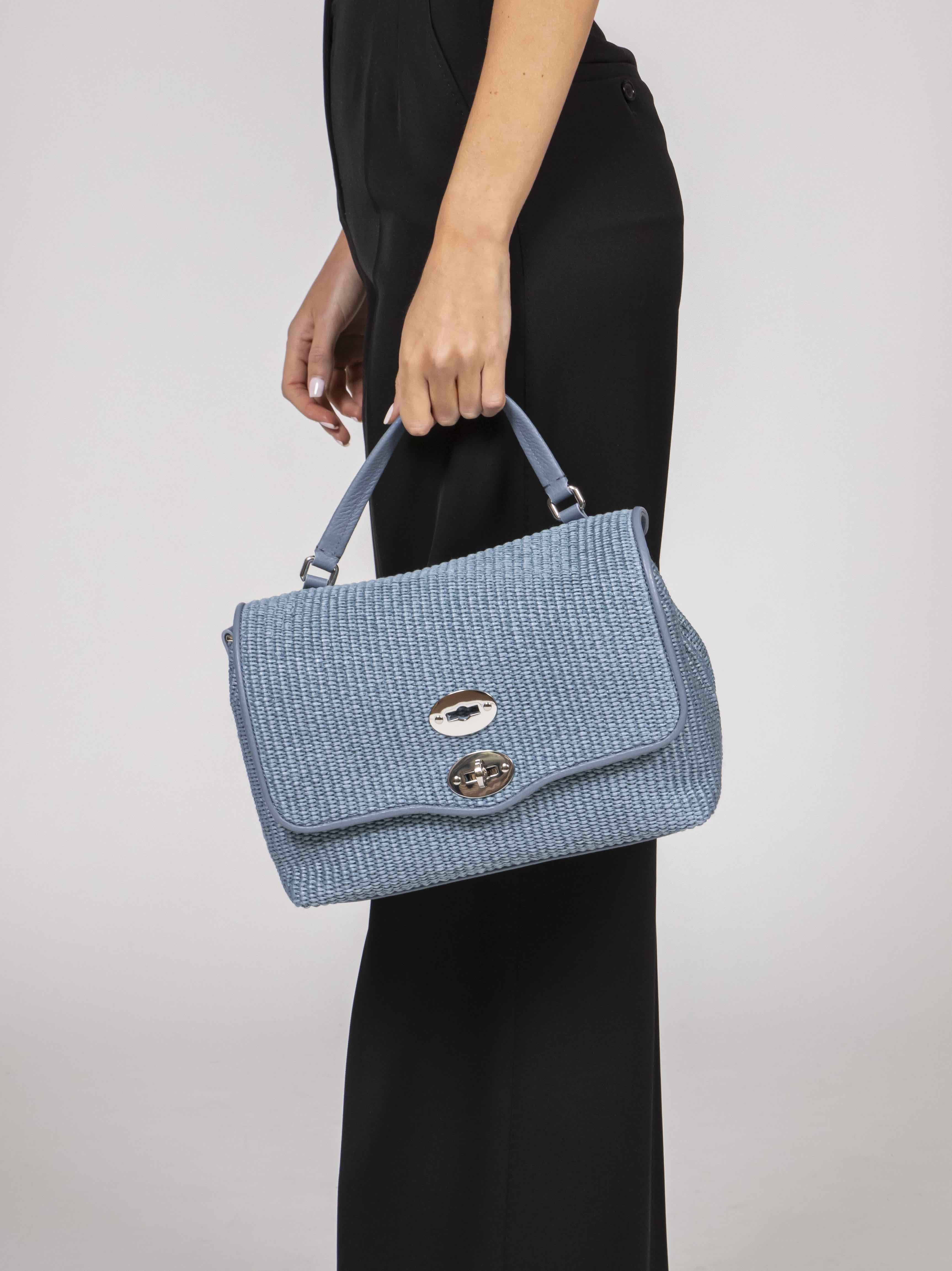 Zanellato Borsa Postina  Vimini Z0532 BLUE ADRIATICO