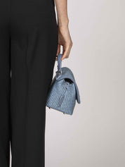 Zanellato Borsa Postina  Vimini Z0532 BLUE ADRIATICO