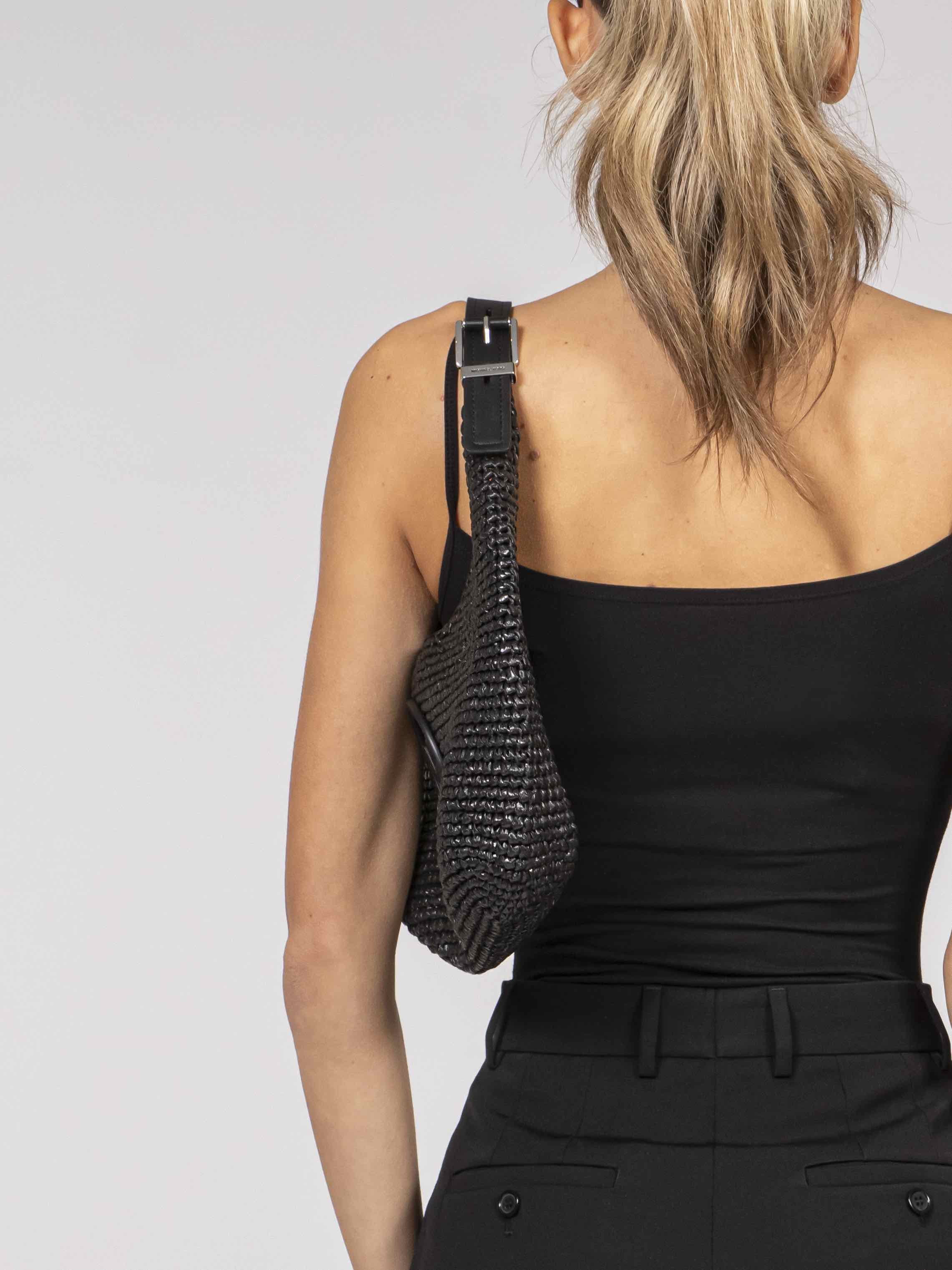 Michael Kors Borsa Sm Hobo 003 BLACK/BLACK