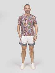 Etro Boxer Mare Roma X0800 F.DO BIANCO