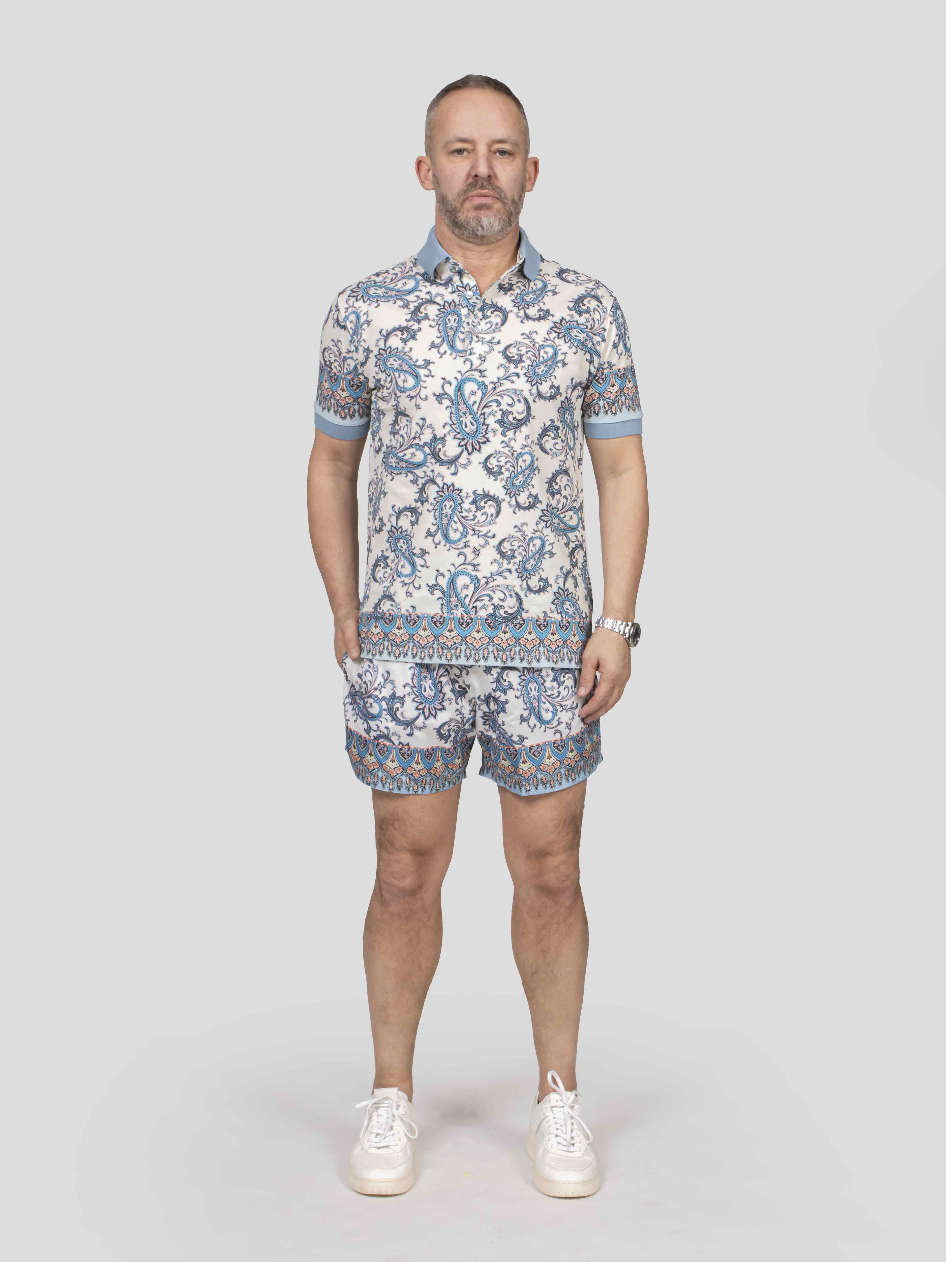 Etro Boxer Mare Roma X0880 F.DO AZZURRO