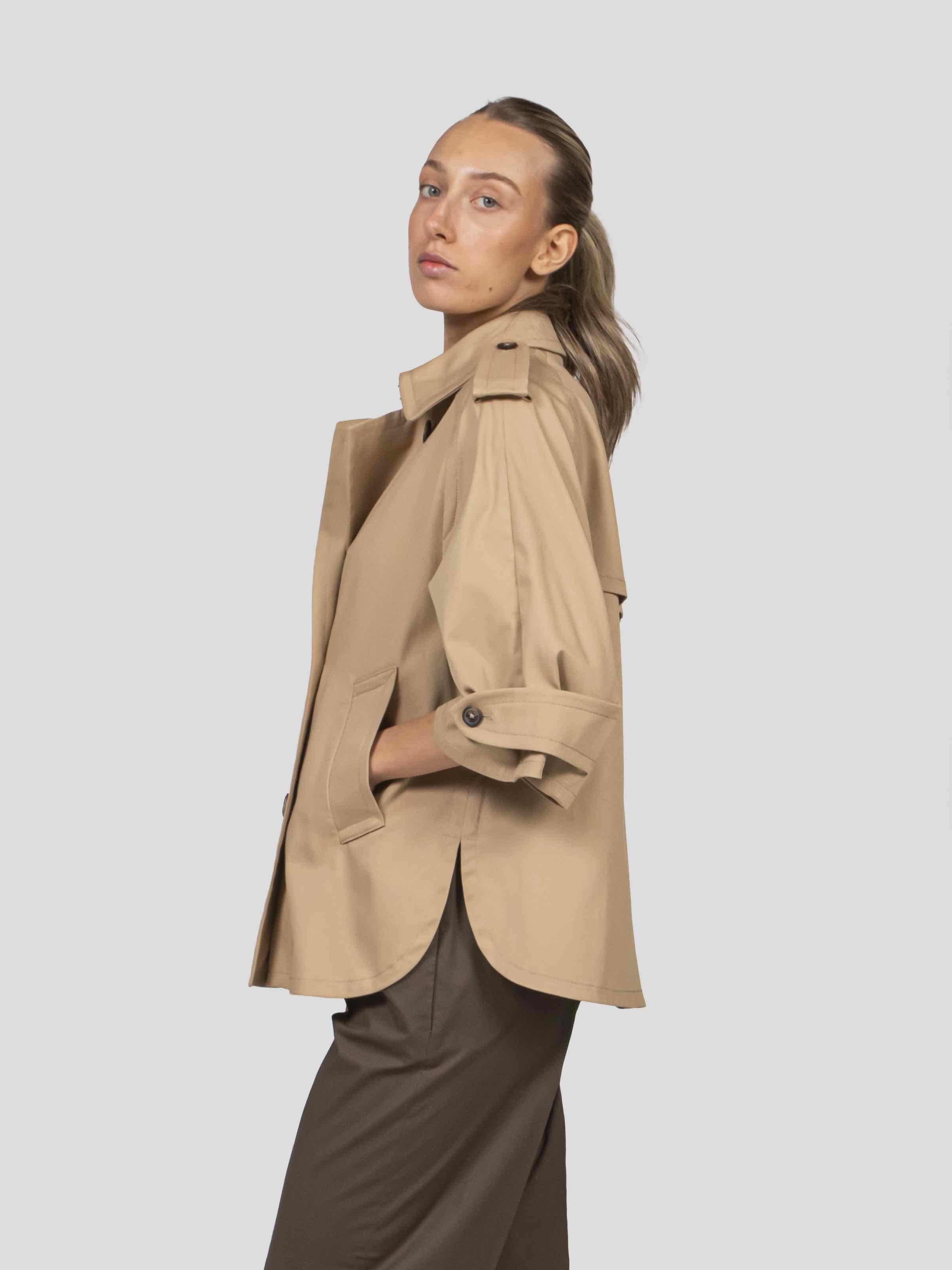 Fay Caban Trench C813 BEIGE SCURO