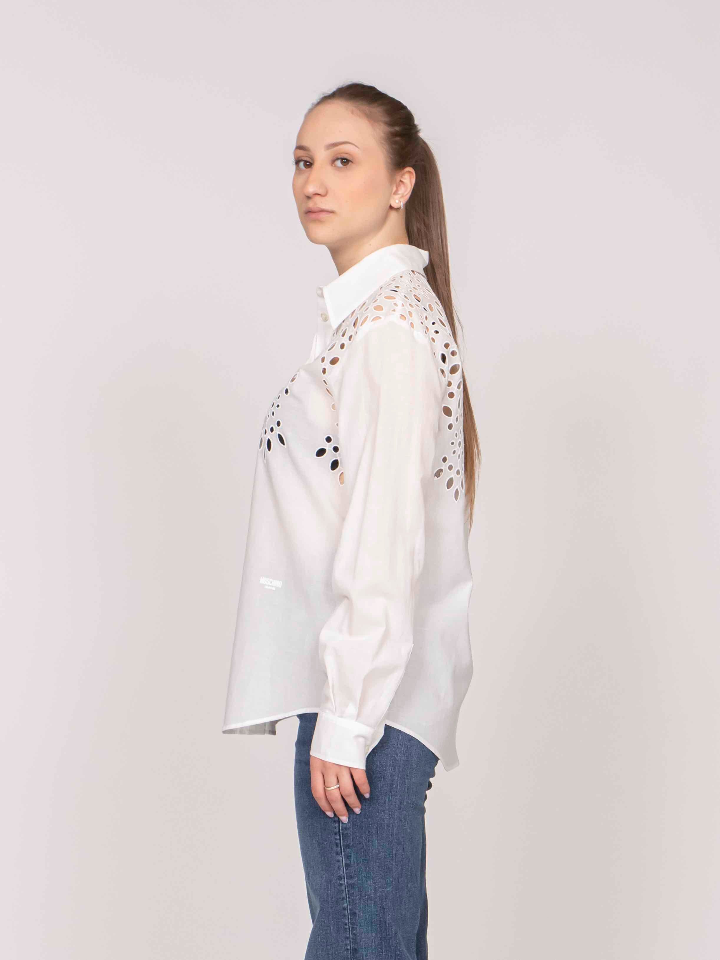 Moschino Jeans Camicia 0002 BIANCO