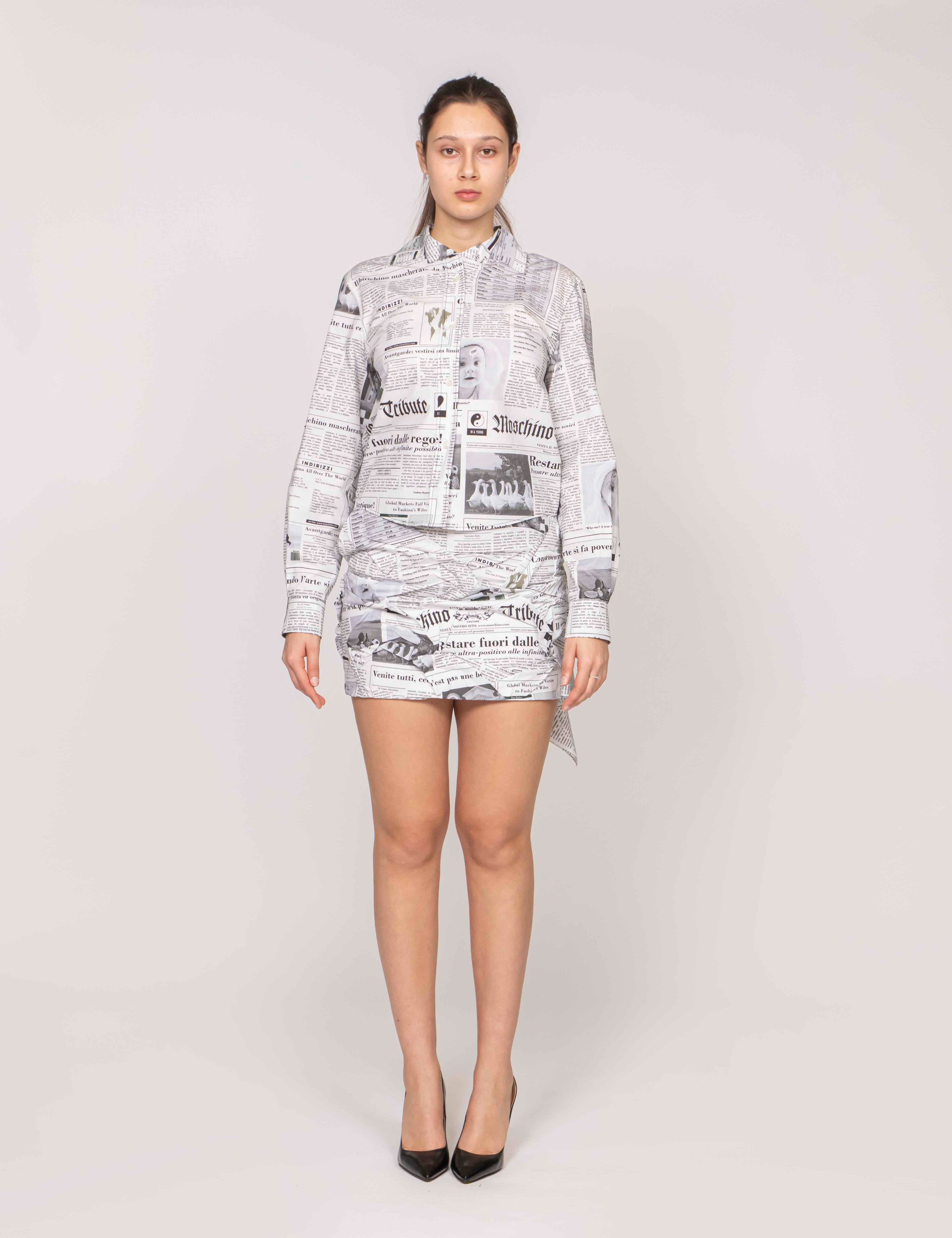 Moschino Camicia 1484 FANTASIA GRIGIO
