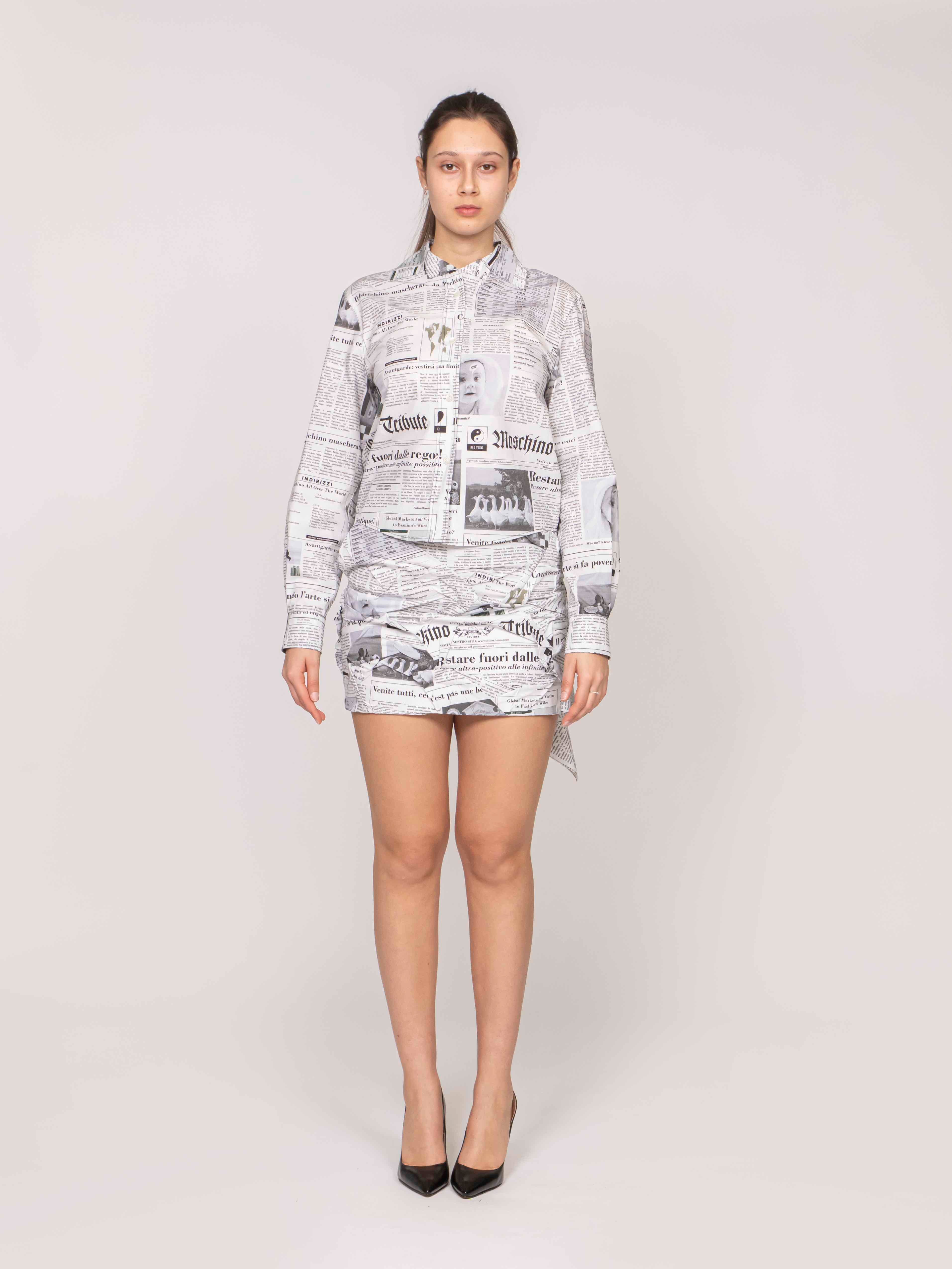 Moschino Camicia 1484 FANTASIA GRIGIO
