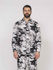 Moschino Camicia 1555 FANTASIA NERO