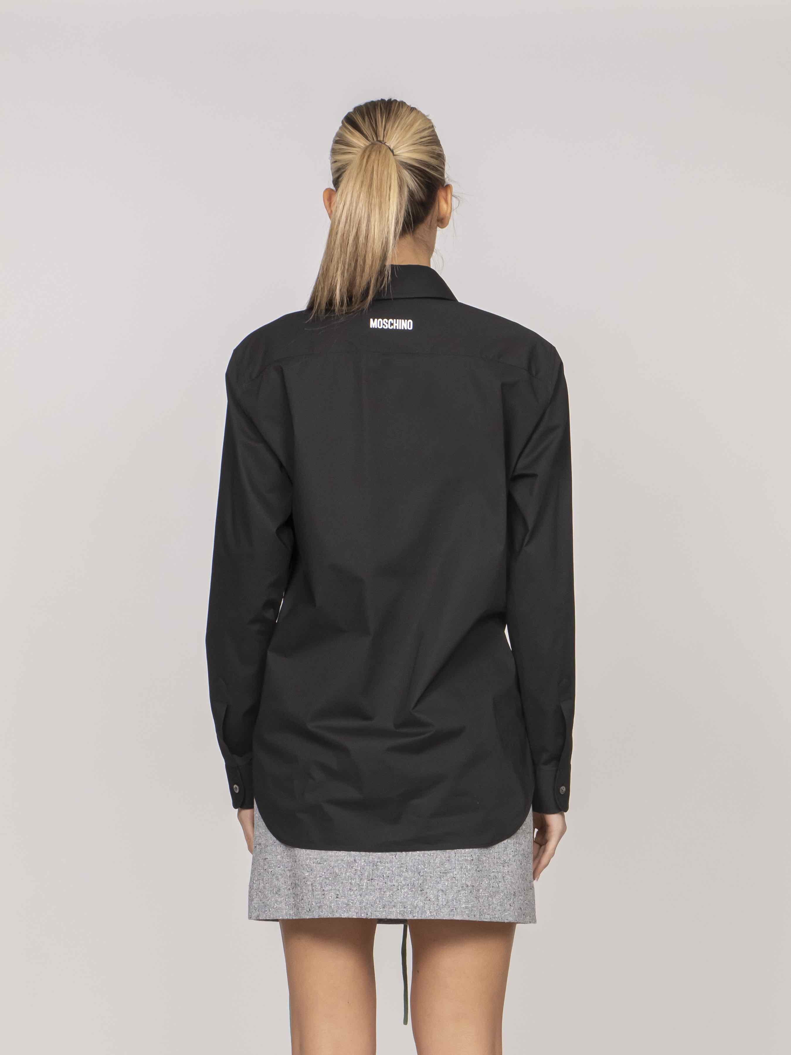 Moschino Camicia 1555 FANTASIA NERO