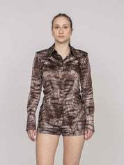 Elisabetta Franchi Camicia 644 CACAO