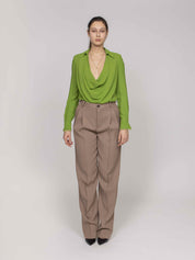 Elisabetta Franchi Camicia a Body EV3 ALOE