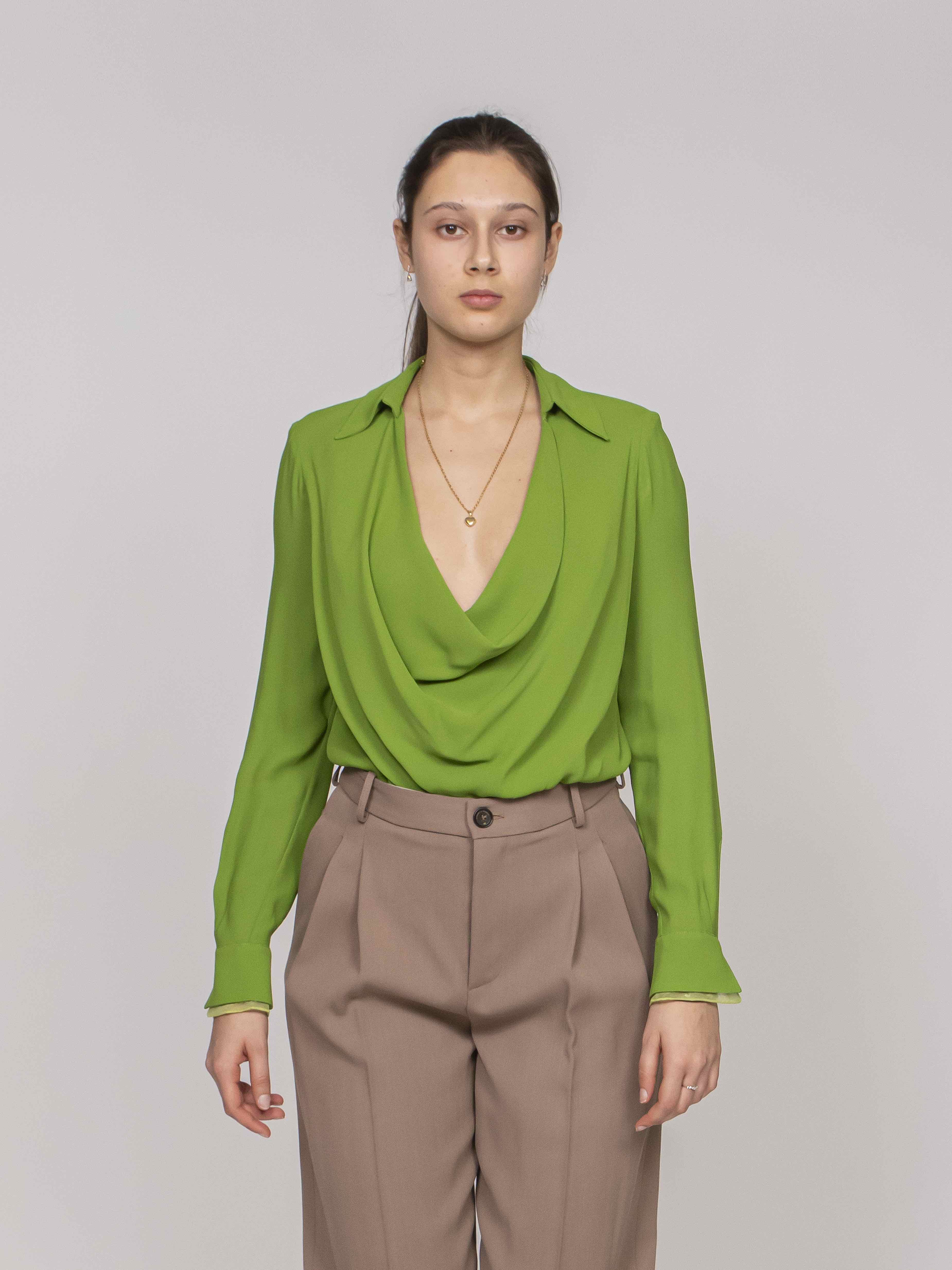 Elisabetta Franchi Camicia a Body EV3 ALOE
