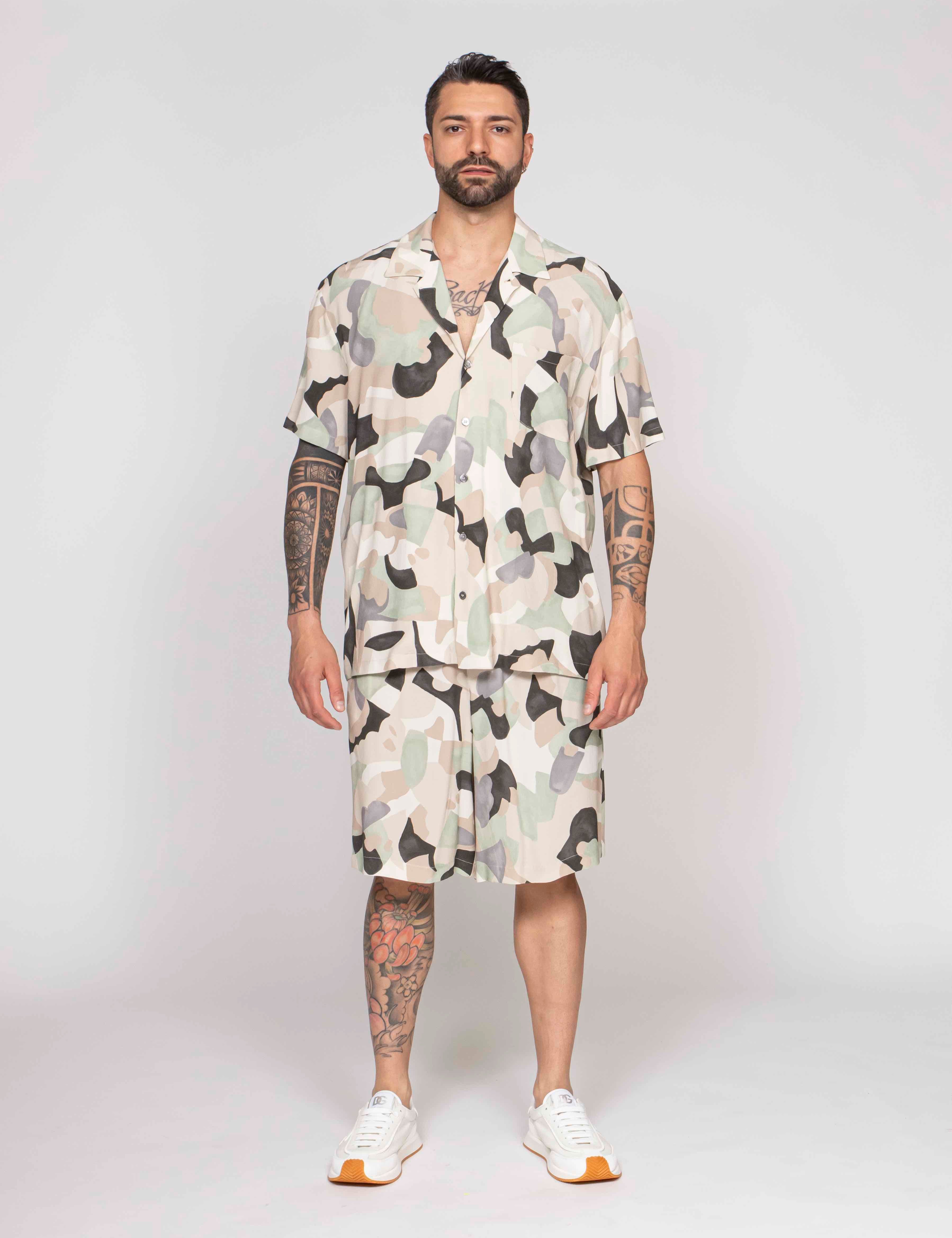 Amaranto Camicia ABF CAMOUFLAGE