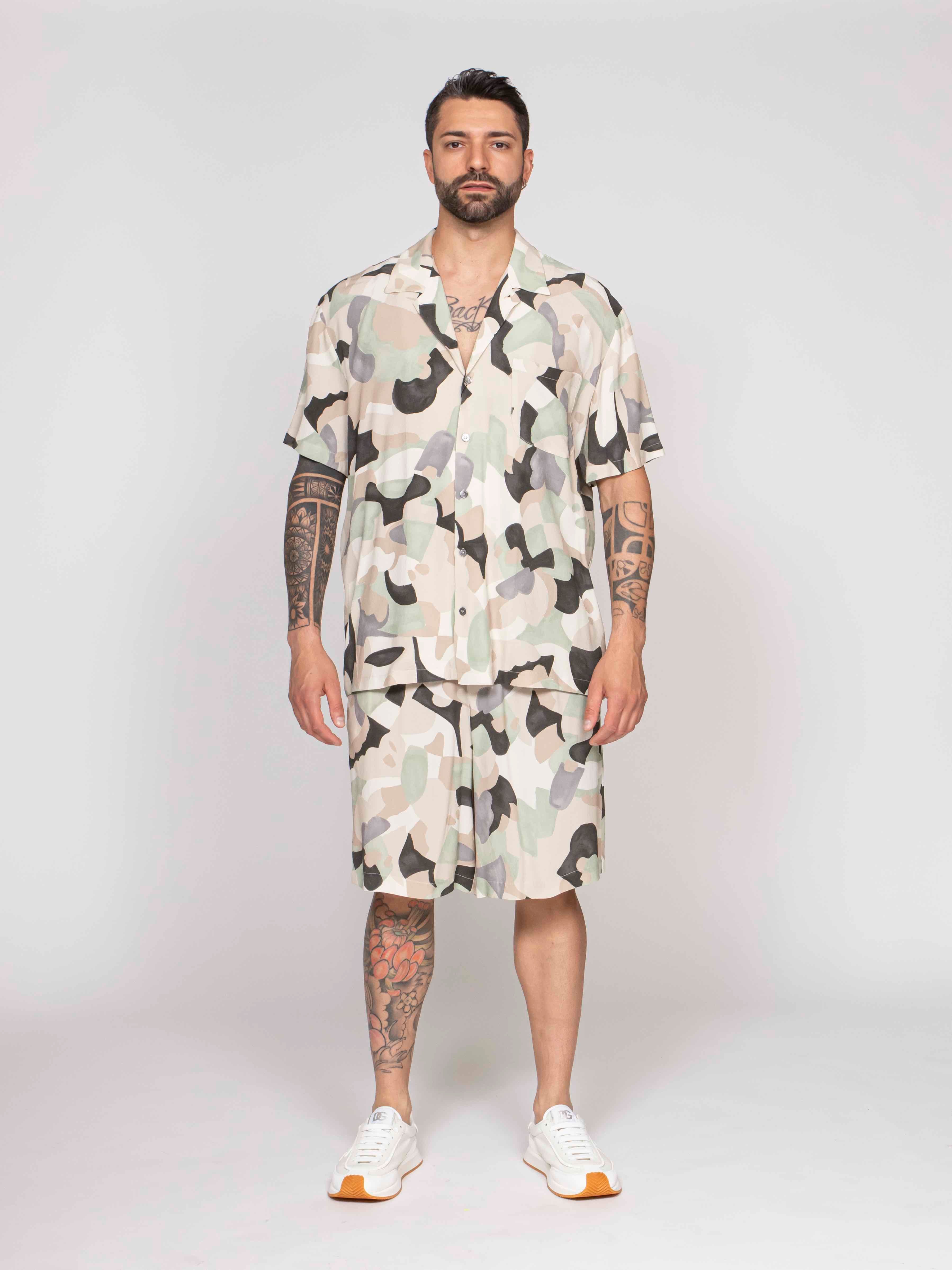 Amaranto Camicia ABF CAMOUFLAGE