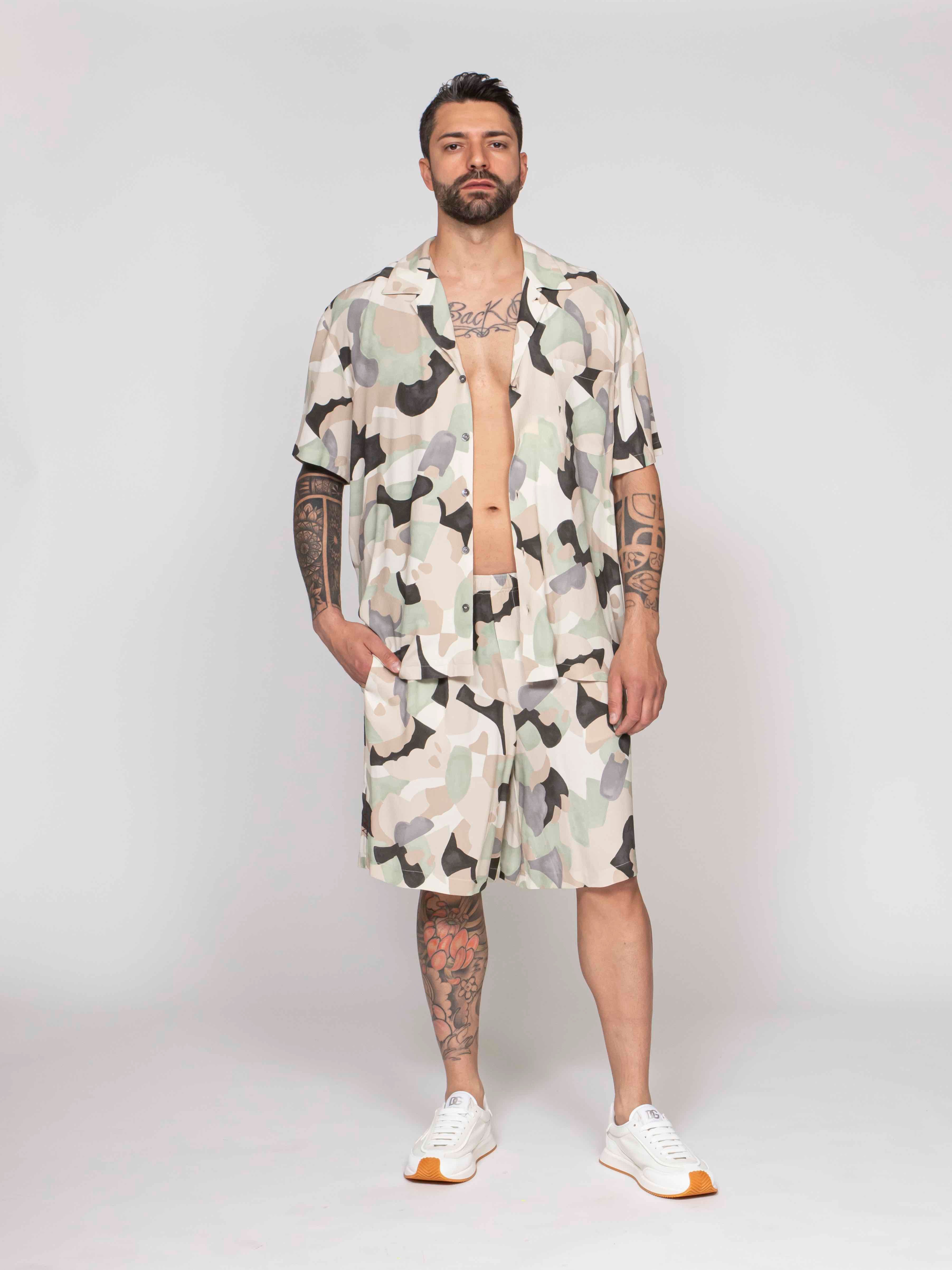 Amaranto Camicia ABF CAMOUFLAGE