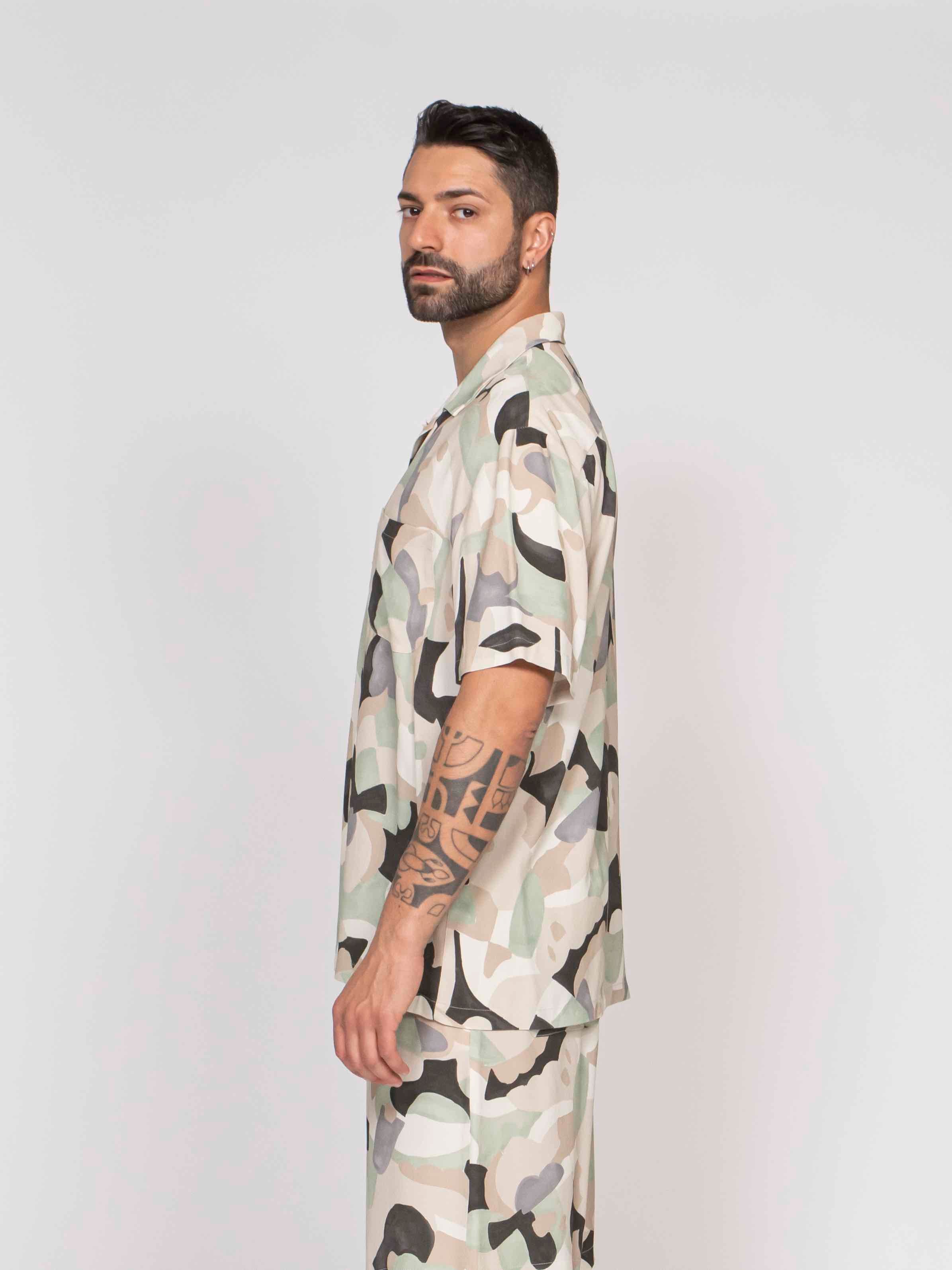 Amaranto Camicia ABF CAMOUFLAGE