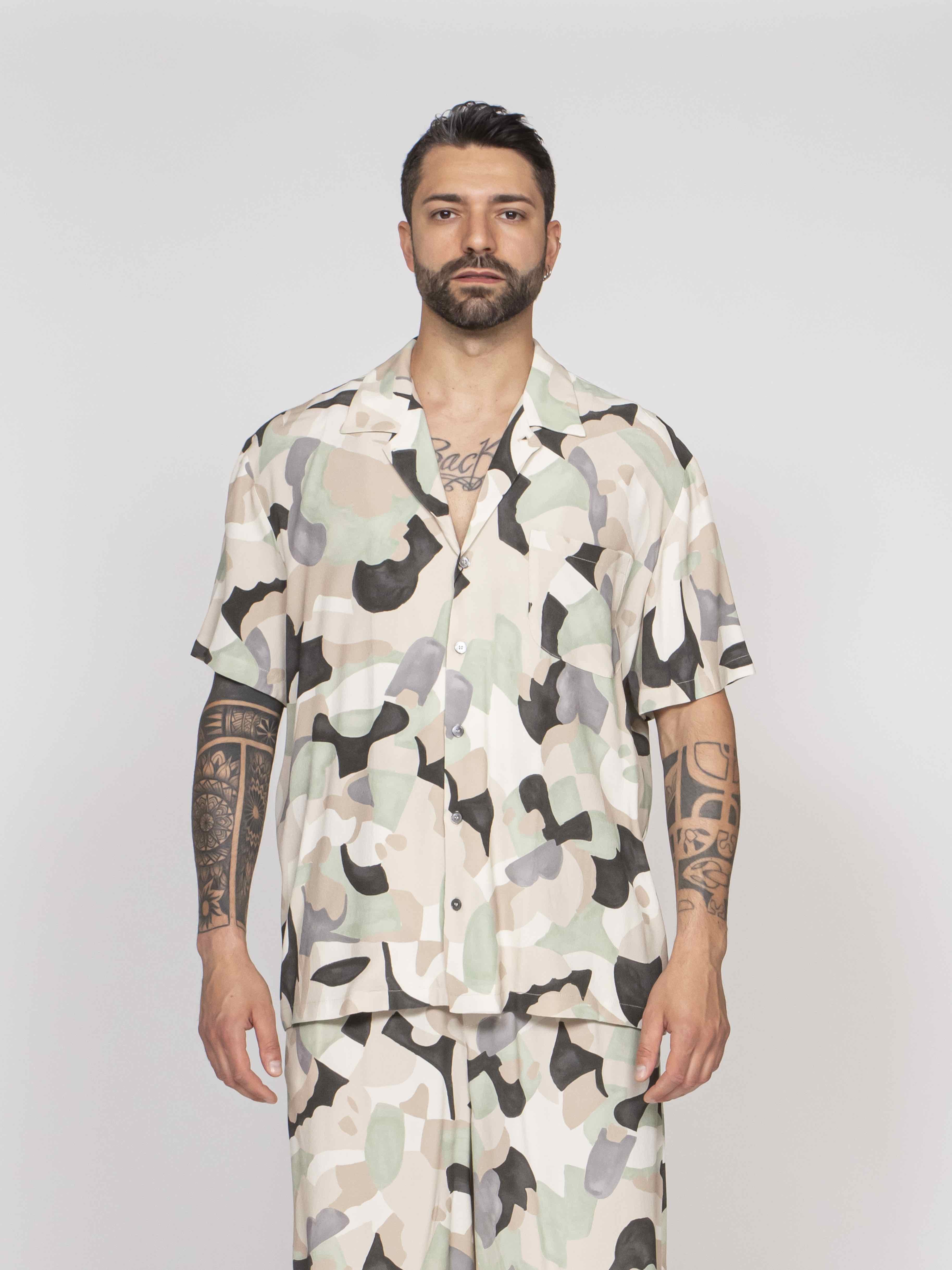 Amaranto Camicia ABF CAMOUFLAGE