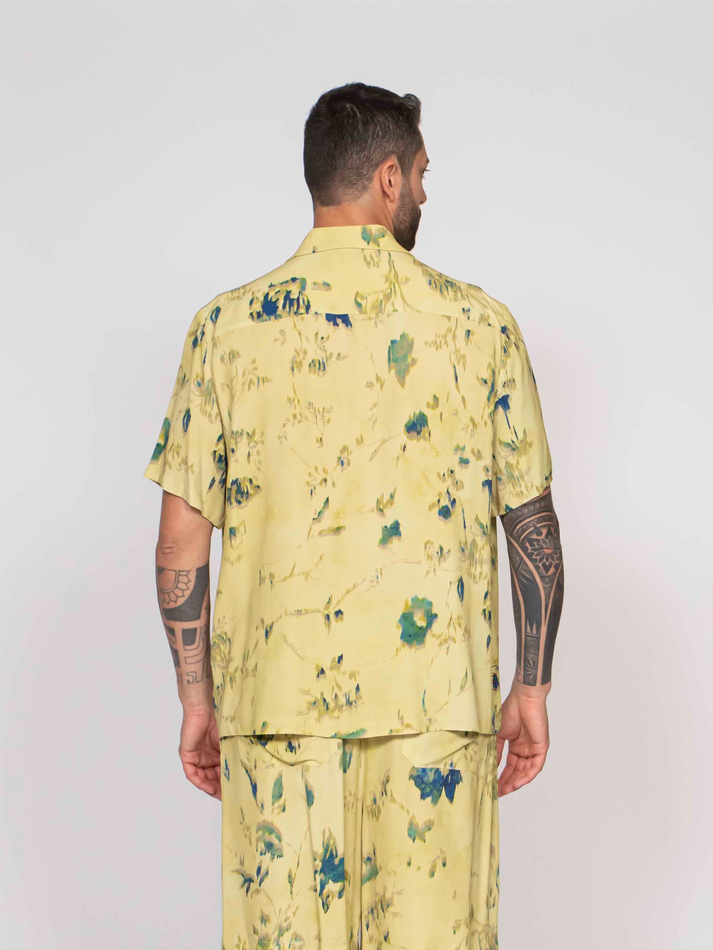 Amaranto Camicia ABF FLOWER