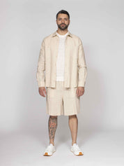 Amaranto Camicia ABU 03M LINO
