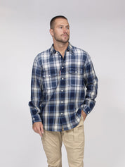 Dsquared2 Camicia Canadian Vintage 001F INDIGO CHECK