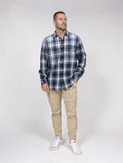 Dsquared2 Camicia Canadian Vintage 001F INDIGO CHECK